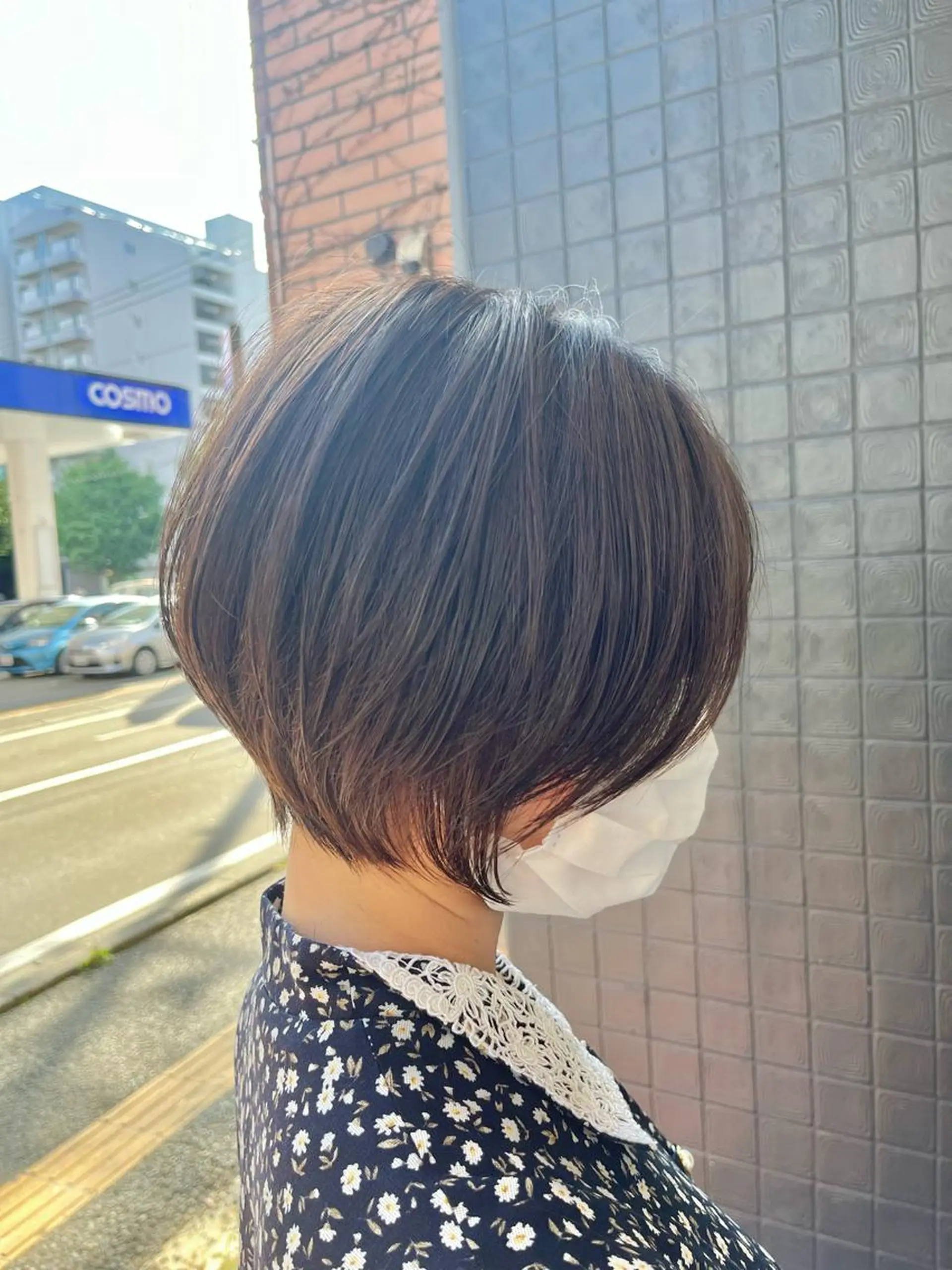 ショート ショートボブ 丸みショート ボブ ショートヘア カット ヘアカラー トリートメント THEDAY所属・ショート特化 🍀門脇良樹🍀のヘアスタイル