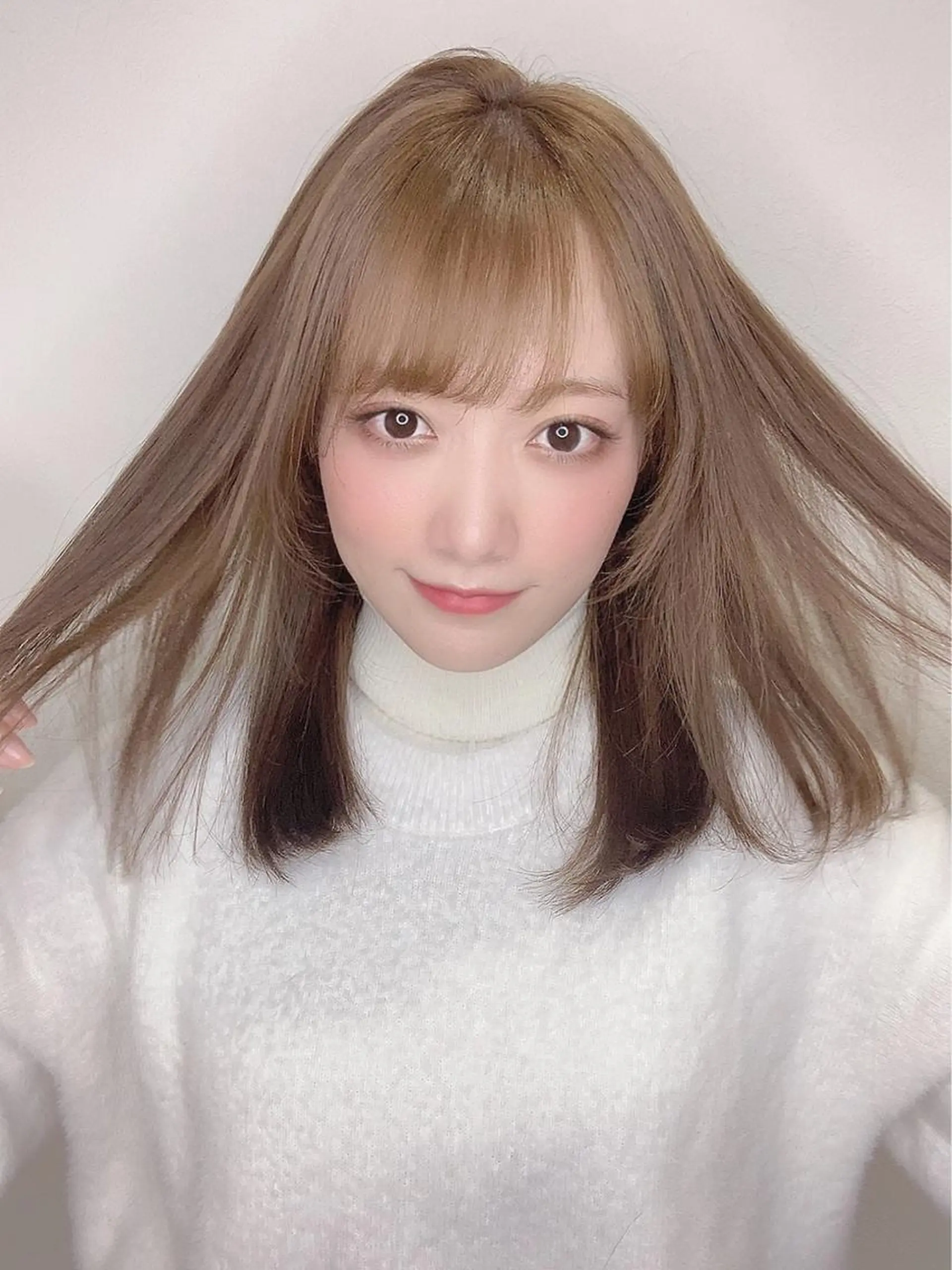 セミロング カラー ヘアアレンジ 髪質改善/縮毛/新宿 🫧SUZUKA🫧のヘアスタイル