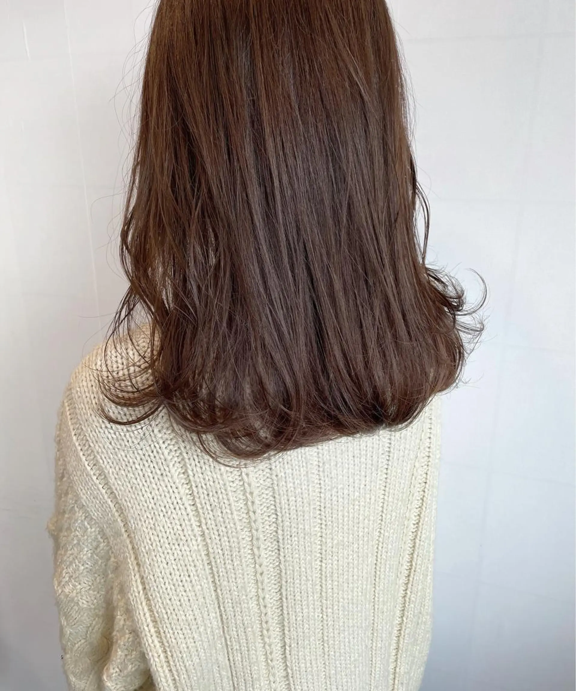 ミディアム カラー ヘアアレンジ カット ヘアカラー トリートメント 徳永 実沙のヘアスタイル