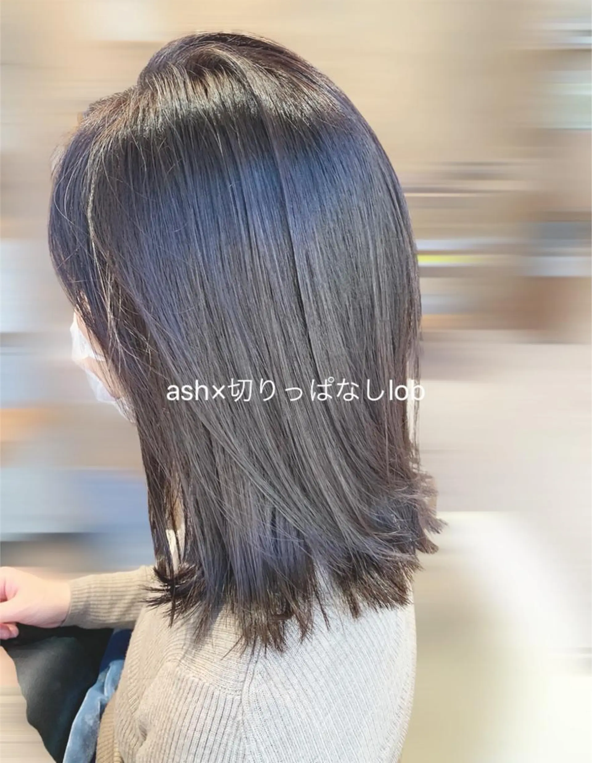 ミディアム カラー GO TODAY SHAiRE SALON 梅田店所属・柔らかくすみカラー ボブ/ショートのヘアスタイル