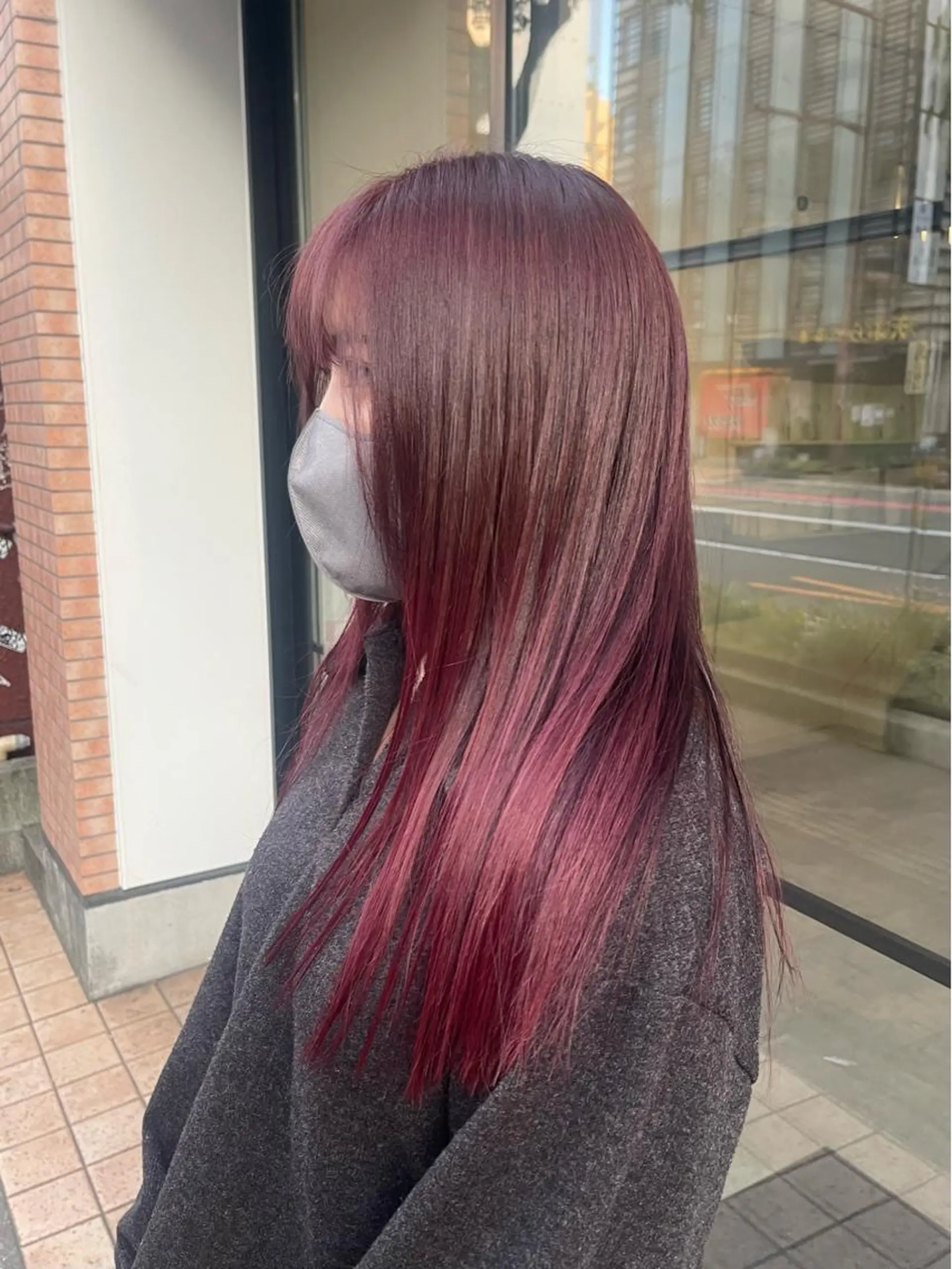 ロング ヘアカラー トリートメント 園田 渉 ◤SHIKIO◢のヘアスタイル