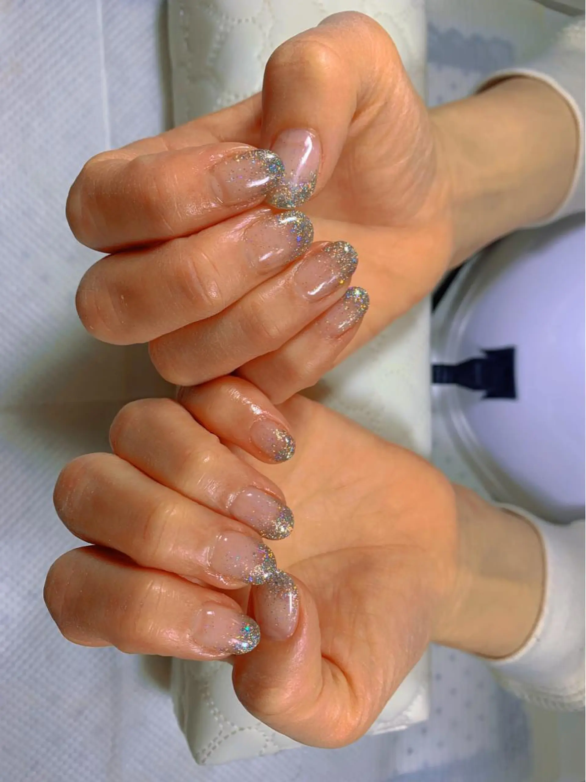 ネイル グラデーション ラメ(グリッター) ラメグラデーション salon EMANのネイルデザイン