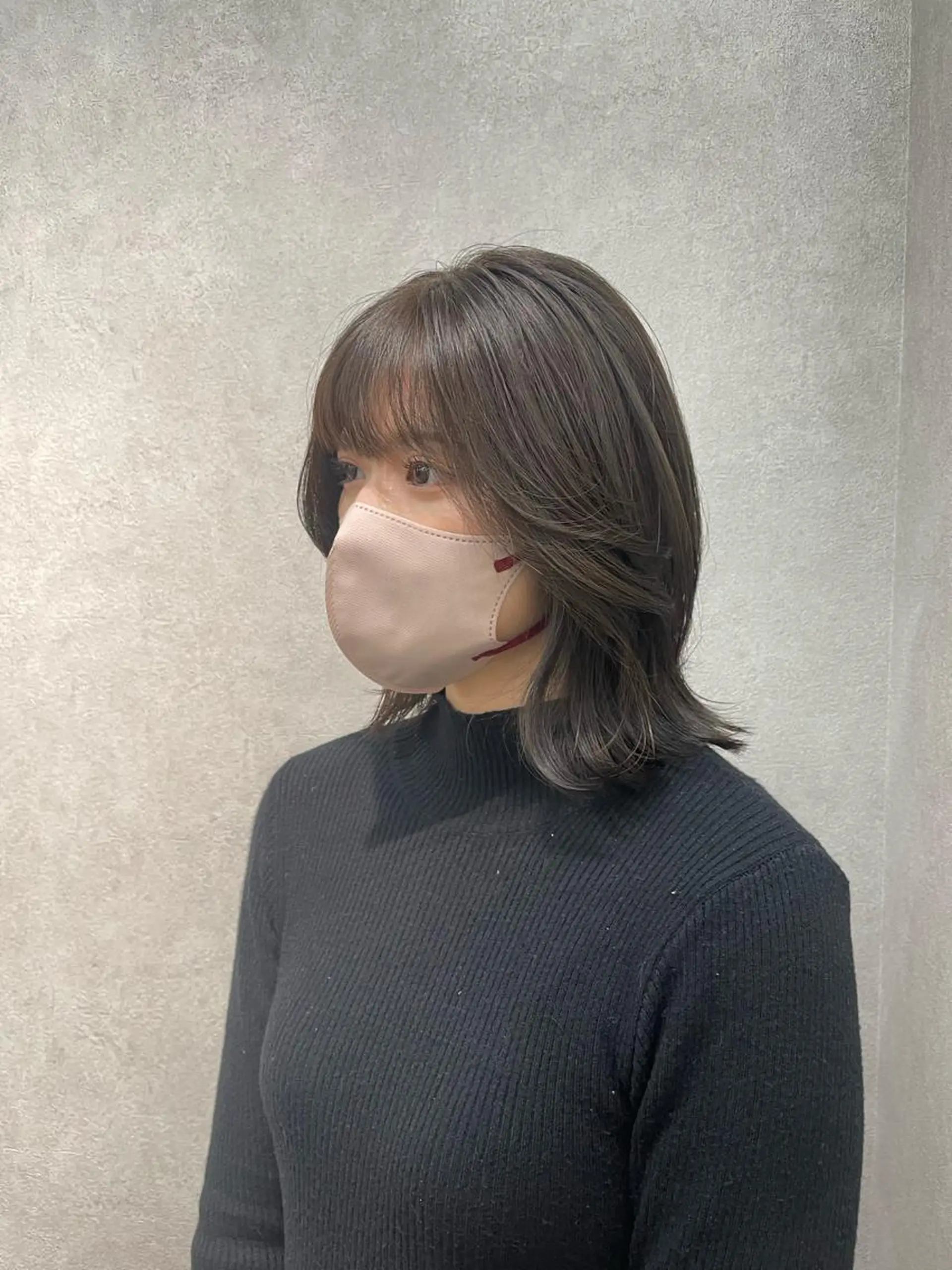 ショート カラー レイヤーカット カット ヘアカラー トリートメント いなみね はるきのヘアスタイル