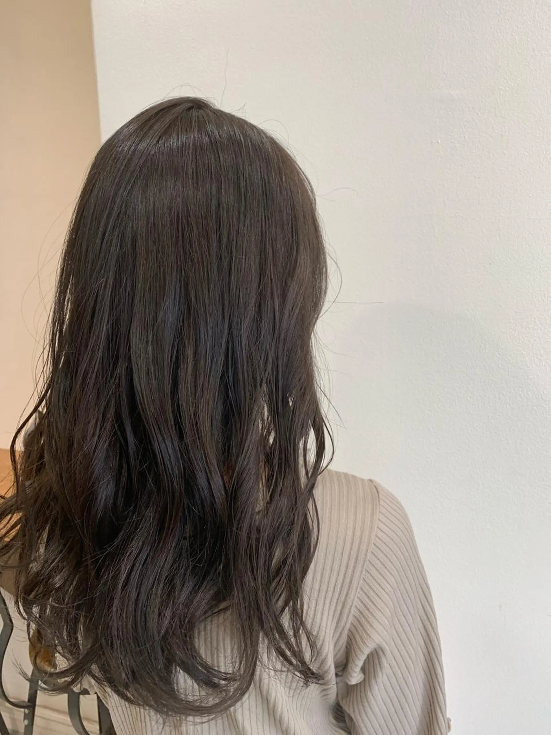 ロング カラー ベージュカラー シアーベージュ カット ヘアカラー トリートメント 山崎 澪 レイヤーカット/大宮のヘアスタイル