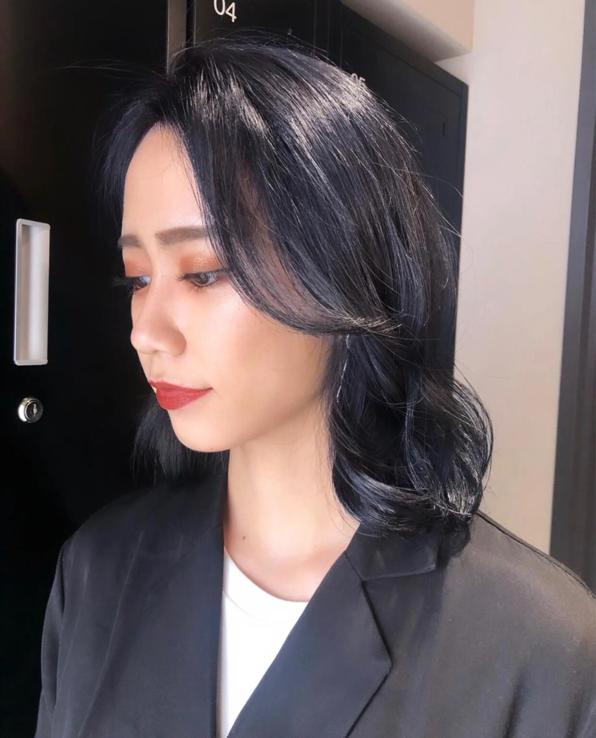 ミディアム カラー ヘアアレンジ 関谷 あいみのヘアスタイル