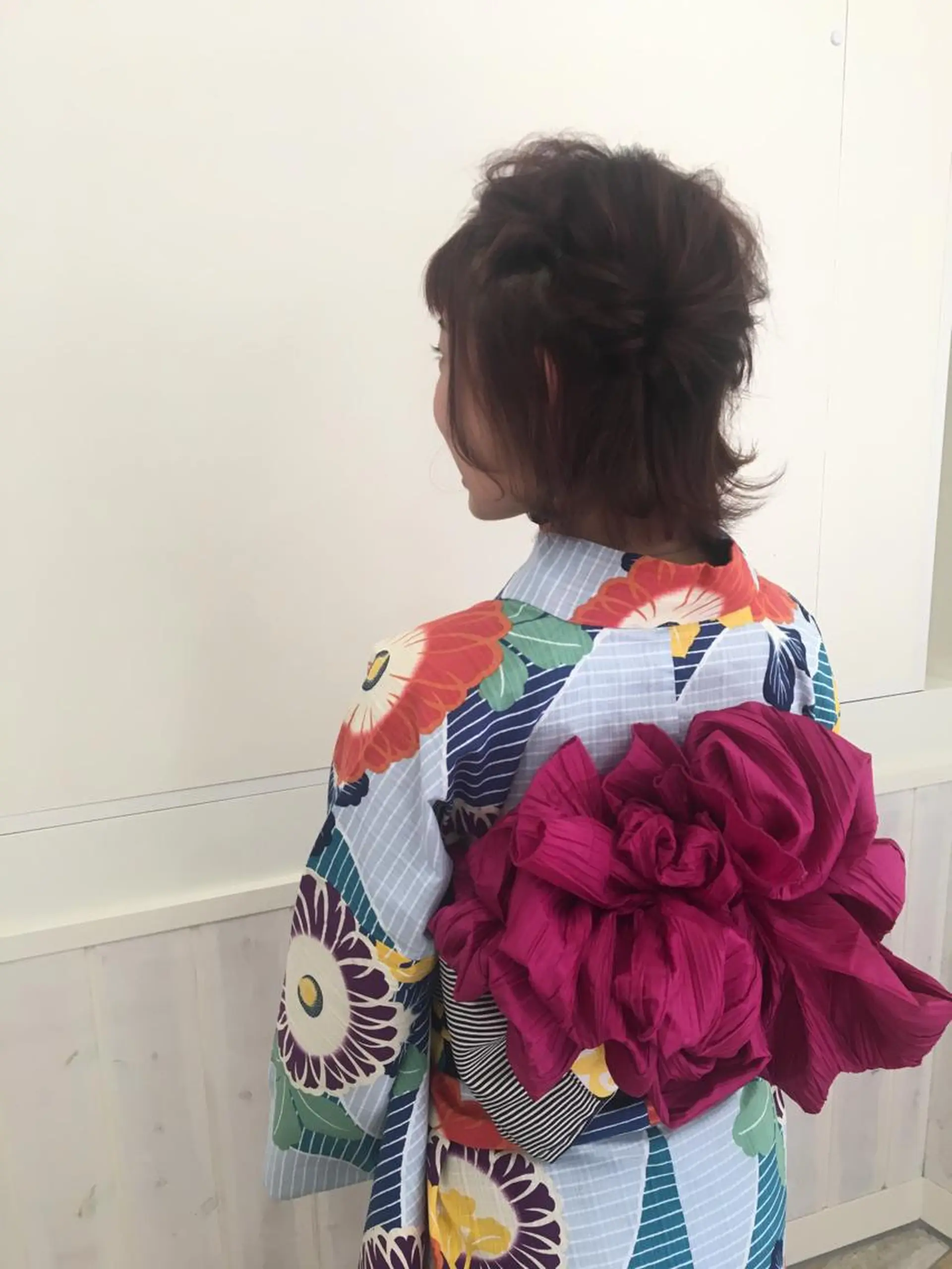 ヘアアレンジ ぱつっとボブ/ 小野あかねのヘアスタイル