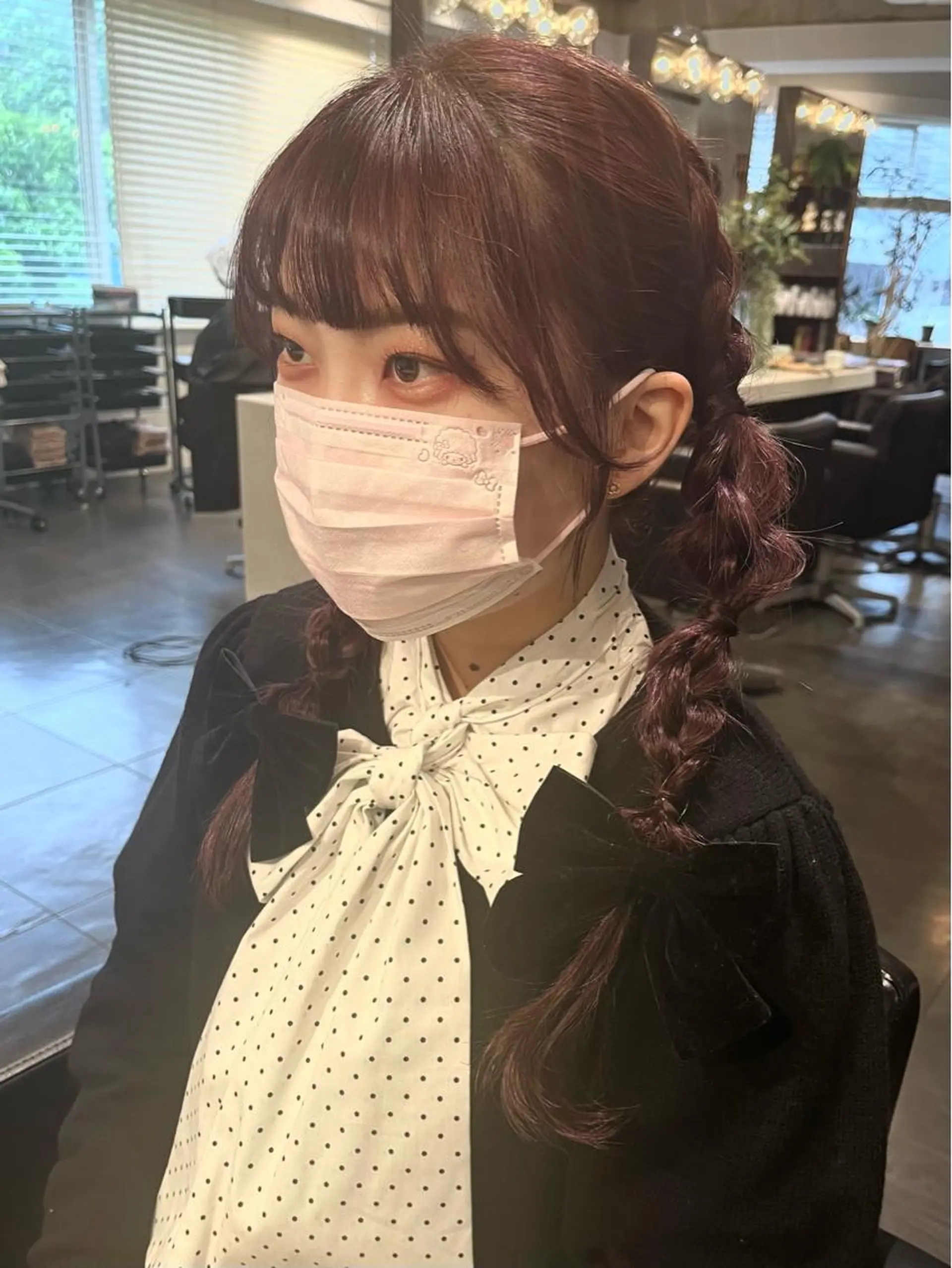 ロング ヘアアレンジ 暖色🍒姫カット🎀 オタク特化🎀ゆうなのヘアスタイル