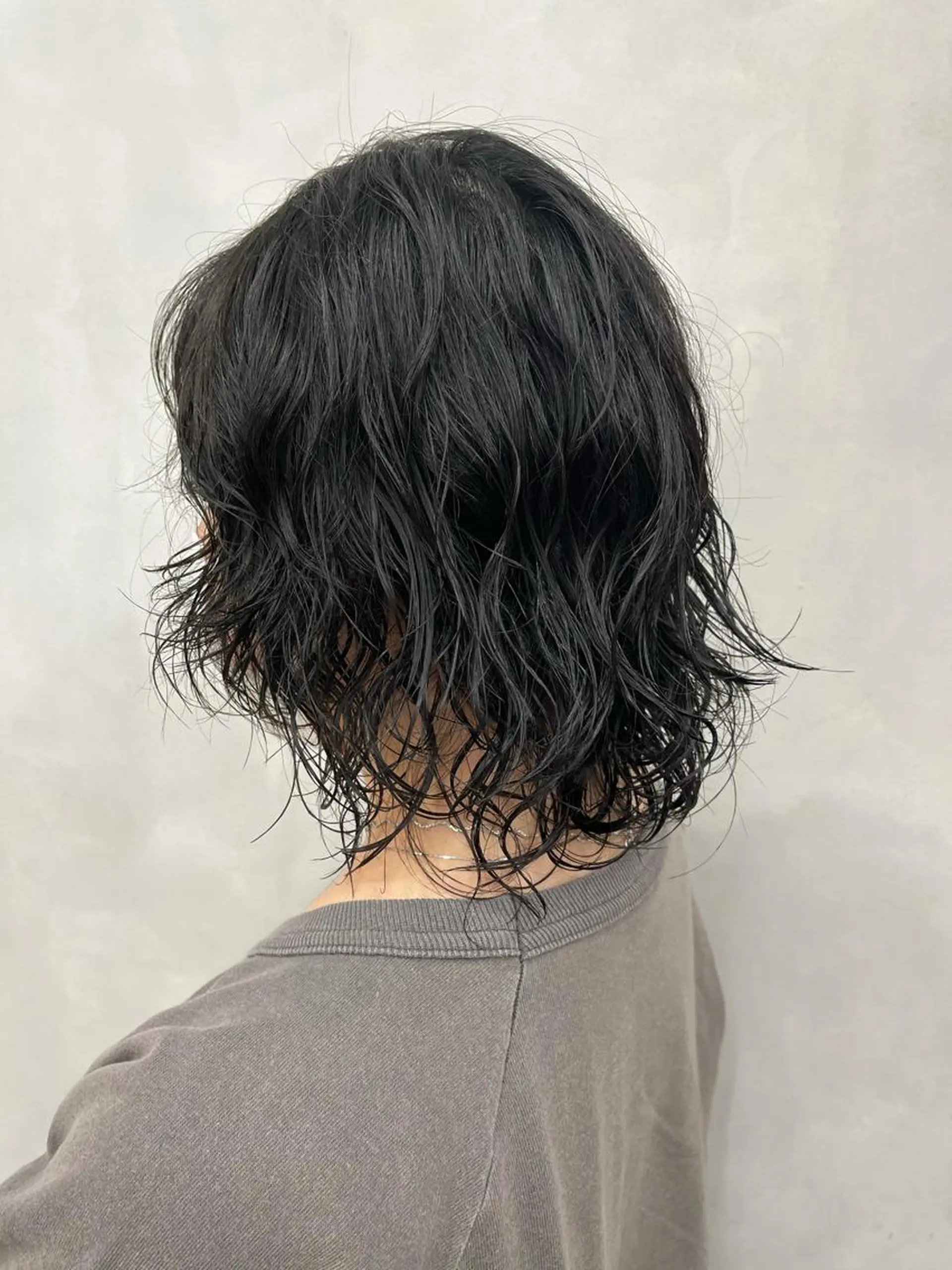 ミディアム パーマ ミディアムパーマ ウルフカット カット パーマ 🦋レイヤーカット ミドリカワ🦋のヘアスタイル