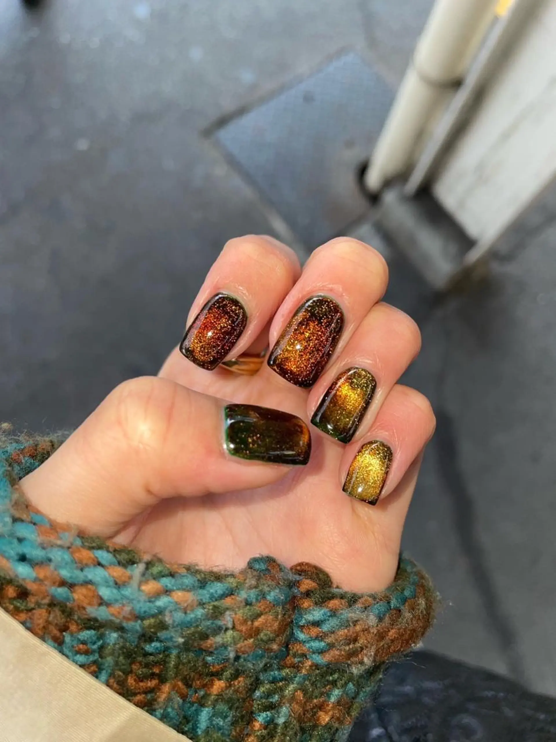 ネイル マグネットネイル RicottEYELASH&NAIL所属・下城 葵のネイルデザイン