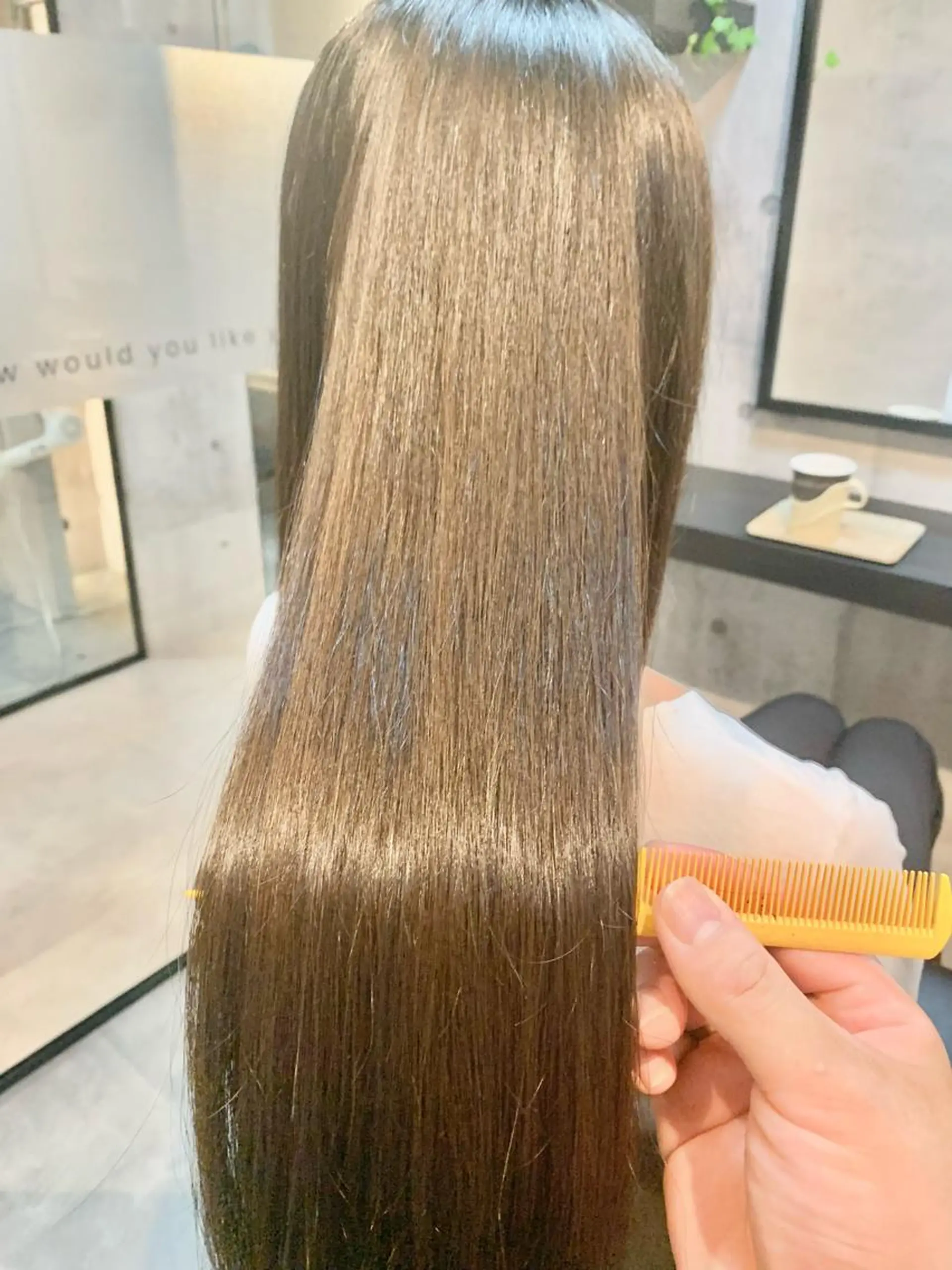 ロング くせ毛 ロング 縮毛矯正 🍊【美髪】榊原 芳生【髪質改善】🍊のヘアスタイル