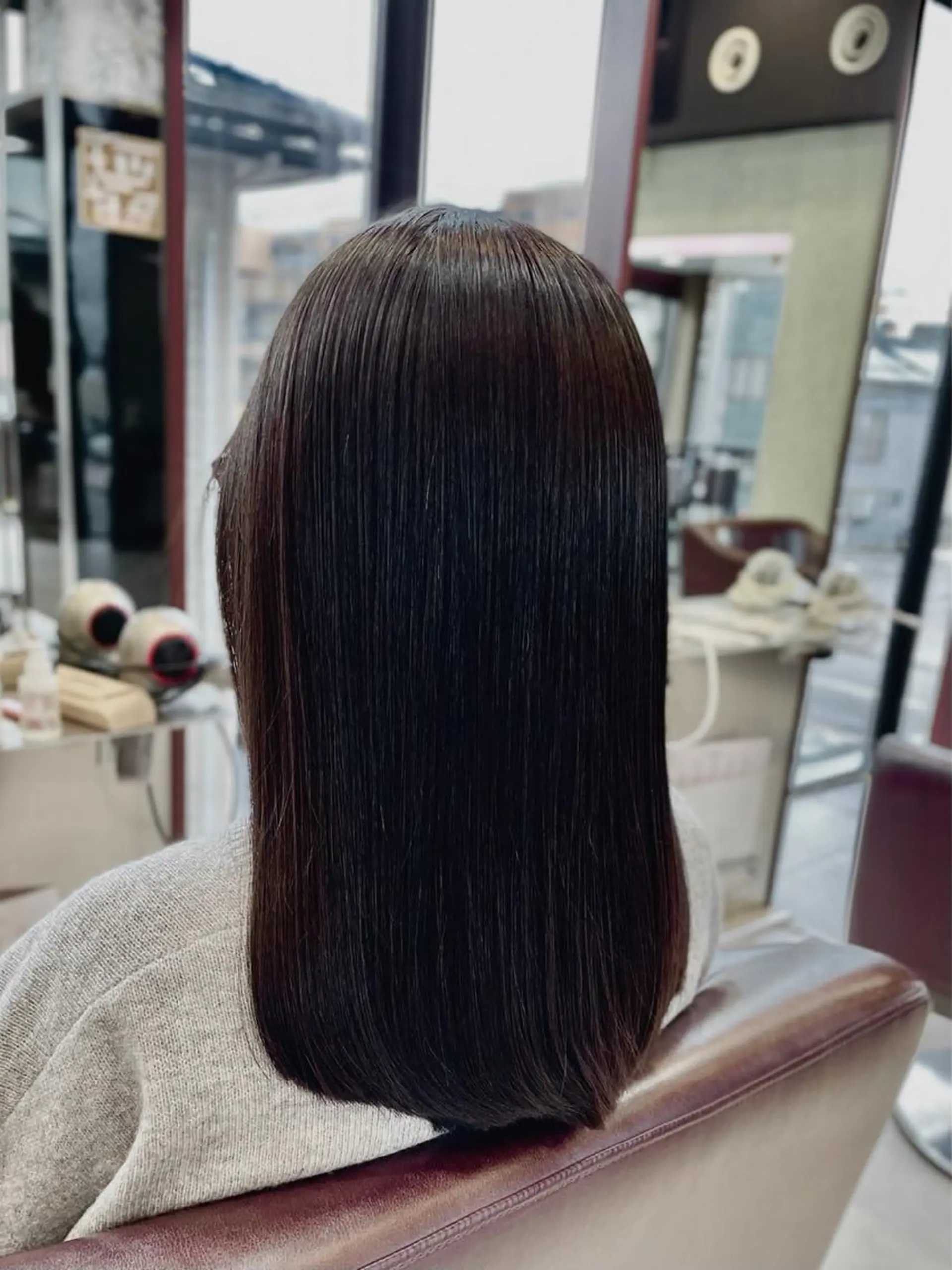 セミロング パーマ ヘアアレンジ 坂尻 嘉珠也のヘアスタイル
