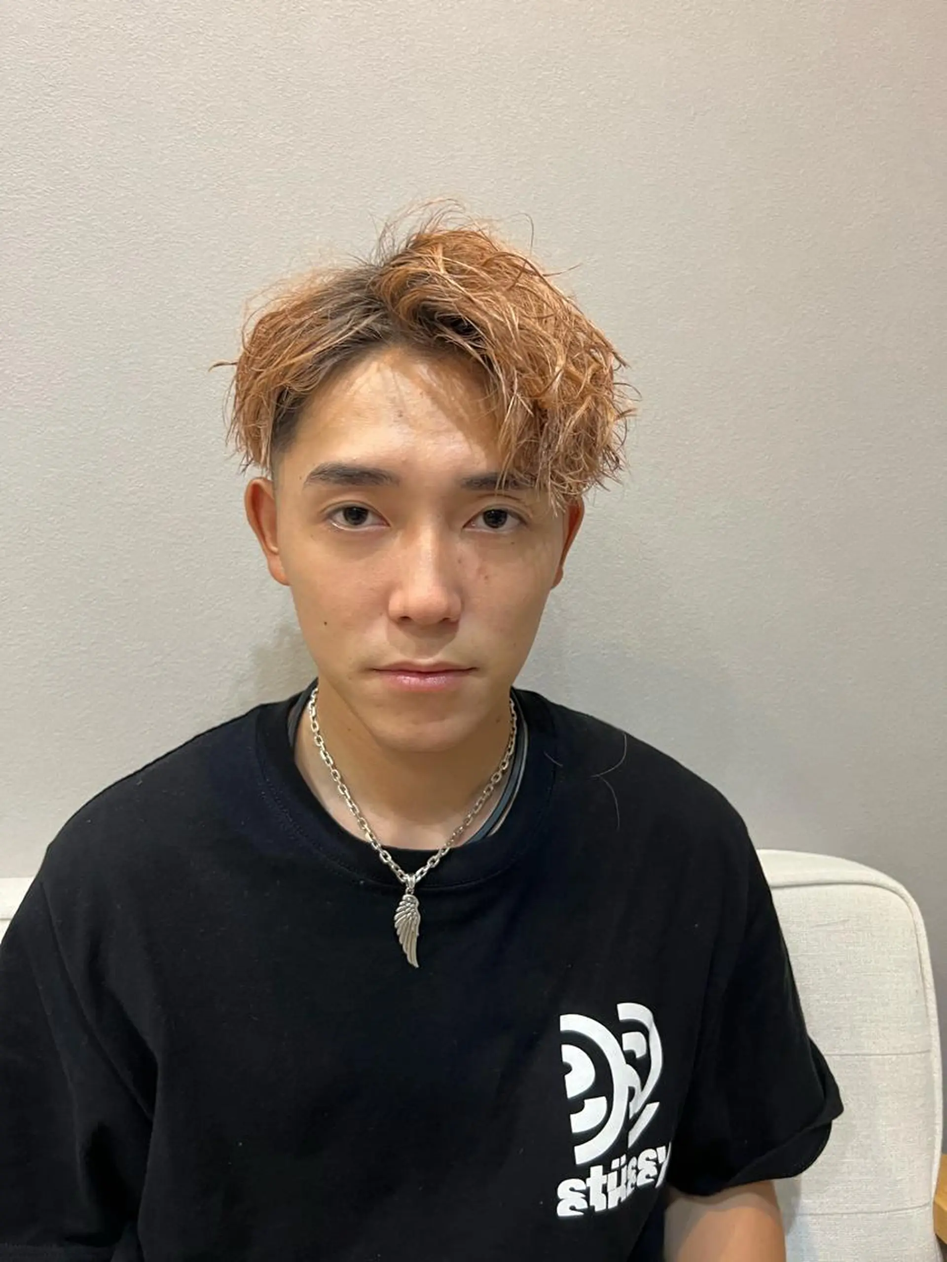 ショート カラー パーマ メンズ SHION men's permのヘアスタイル