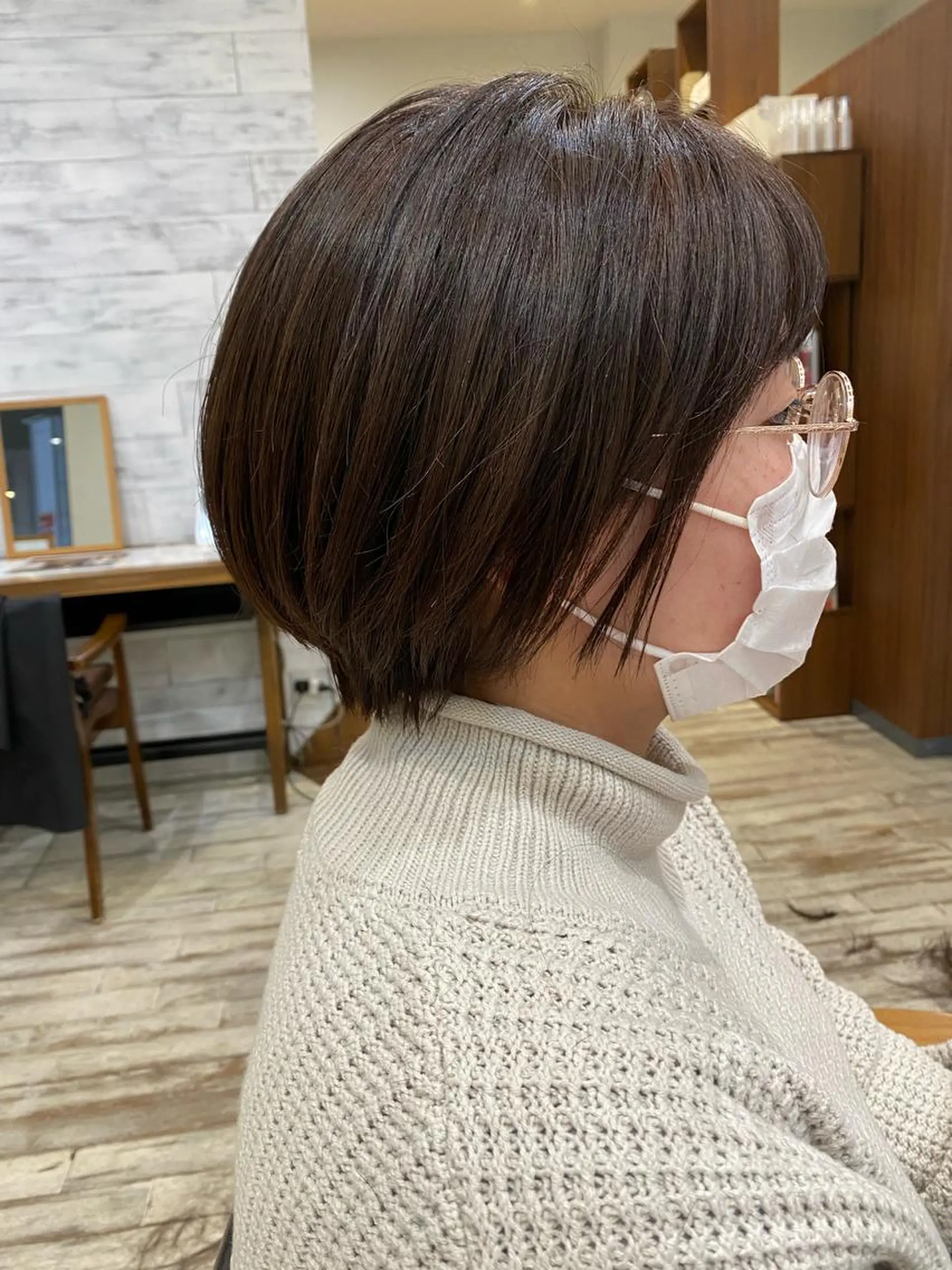 ショート ショートボブ ボブ ショートヘア 栗原 瑞稀のヘアスタイル