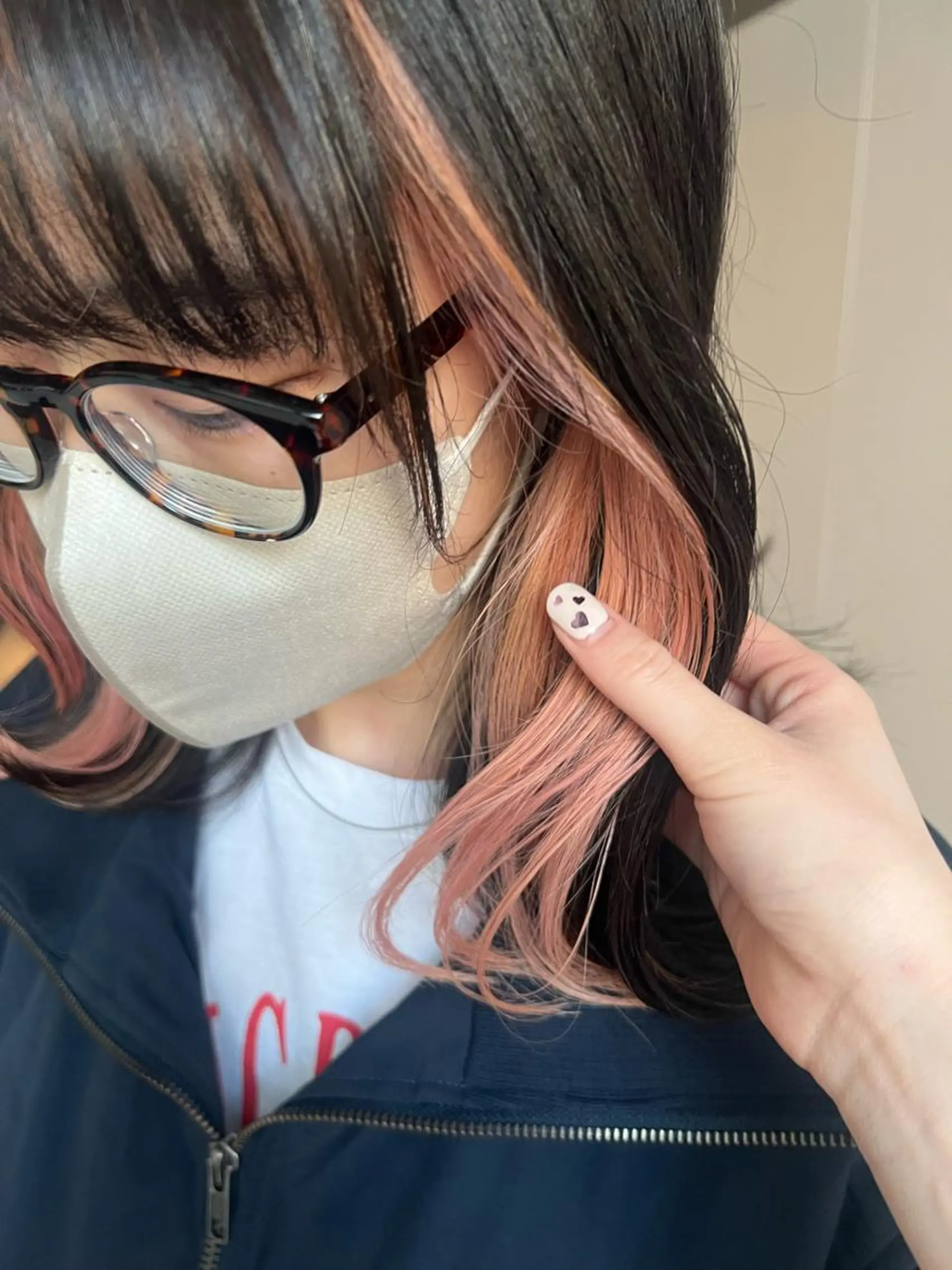 ミディアム カラー インナーカラー HAREKE Loopidea所属・鈴木結花/立川美容師 /モデル募集のヘアスタイル
