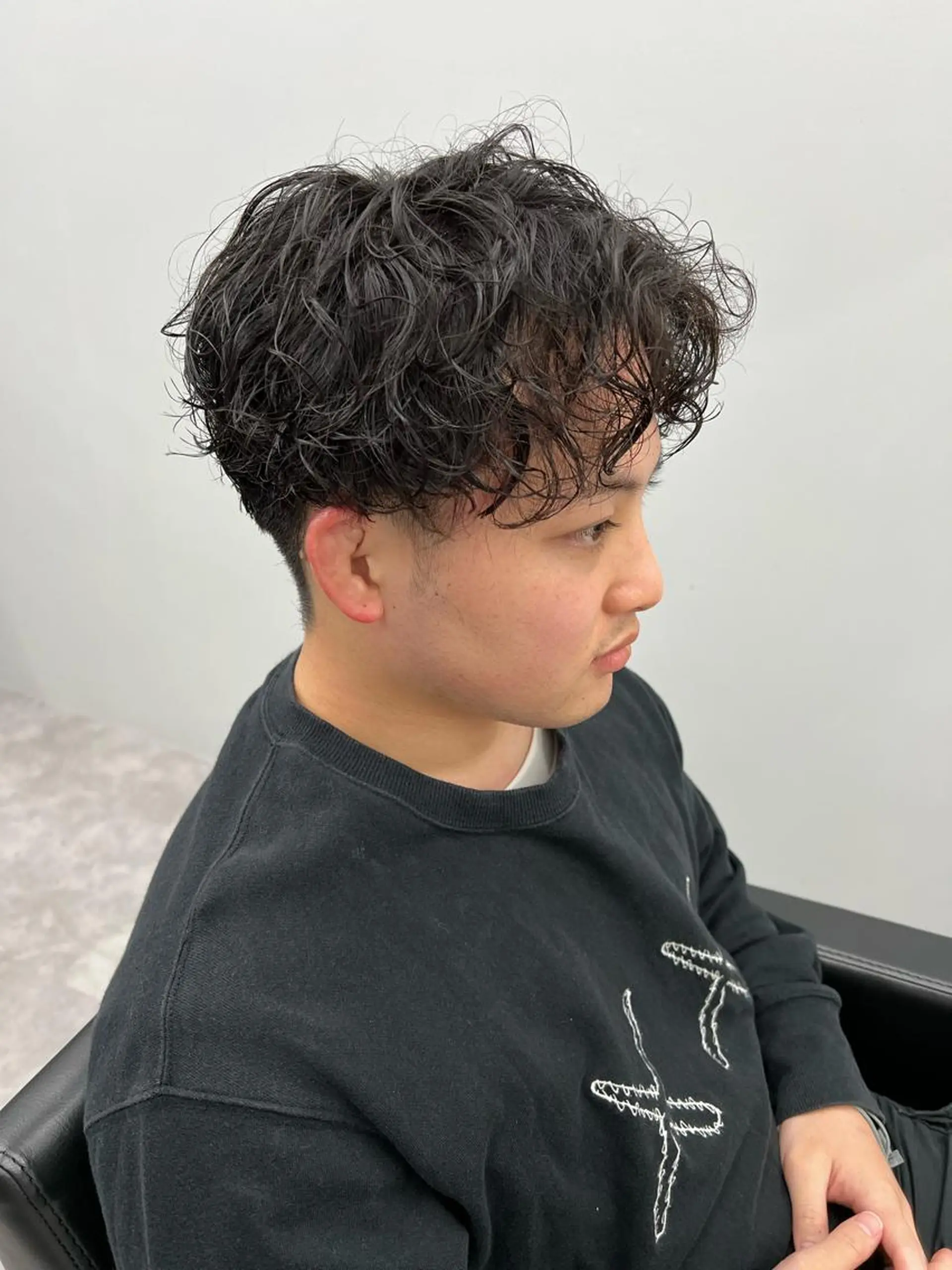 ショート メンズ マッシュ 刈り上げ 【曲がる縮毛矯正】 モデル募集🙋カツヤのヘアスタイル