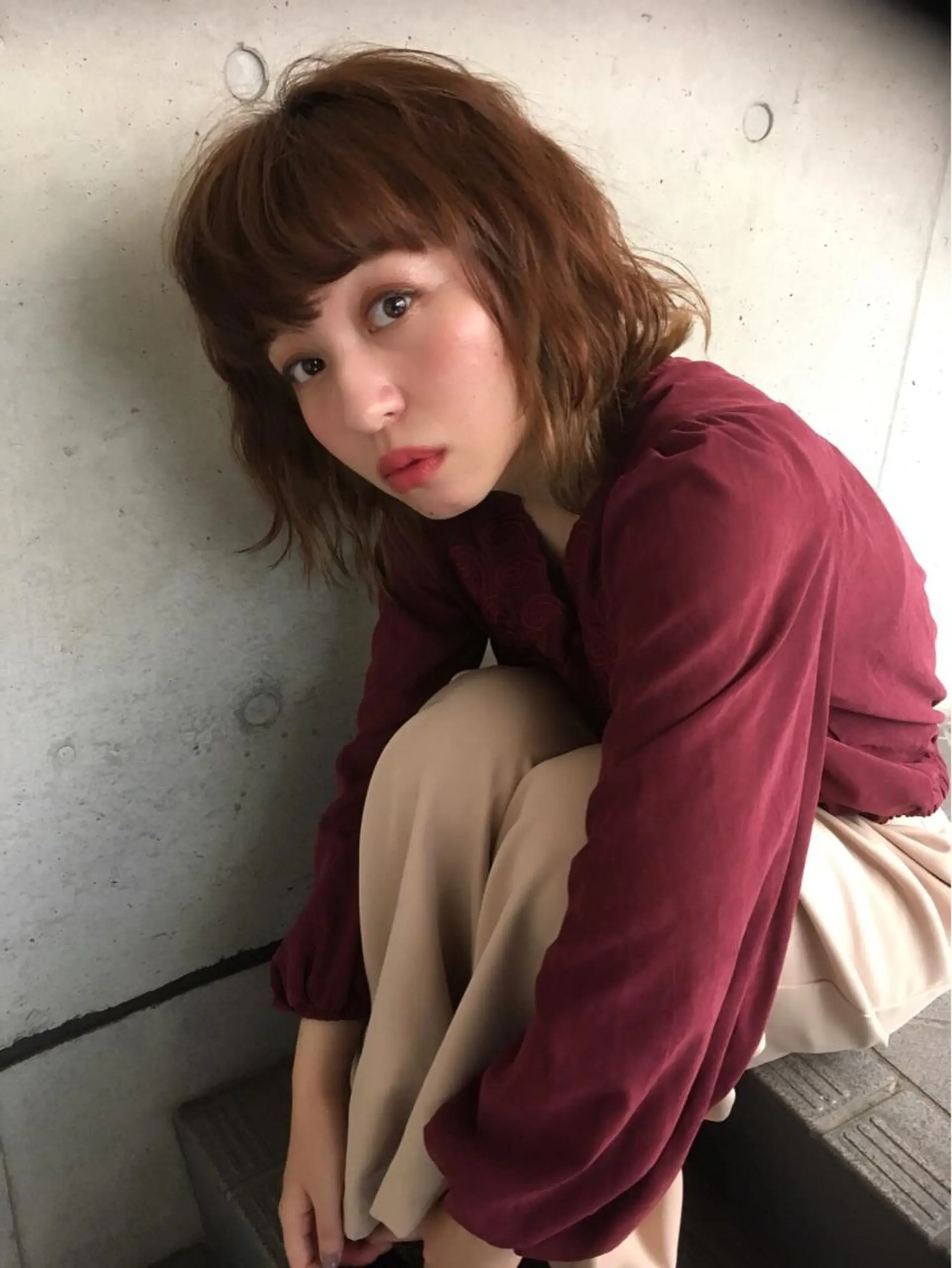 ミディアム カラー イルミナカラー ボブ Lumderica(ラムデリカ)所属・ラムデリカ YUKAのヘアスタイル