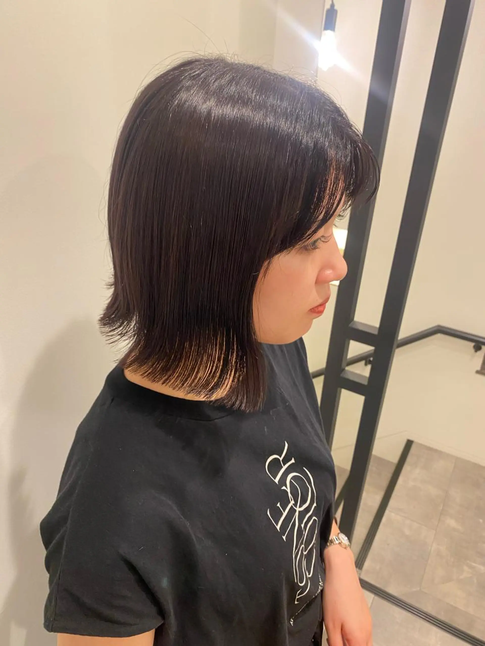 ミディアム カラー ボブ カット ヘアカラー 🍑 モモカ🍑のヘアスタイル