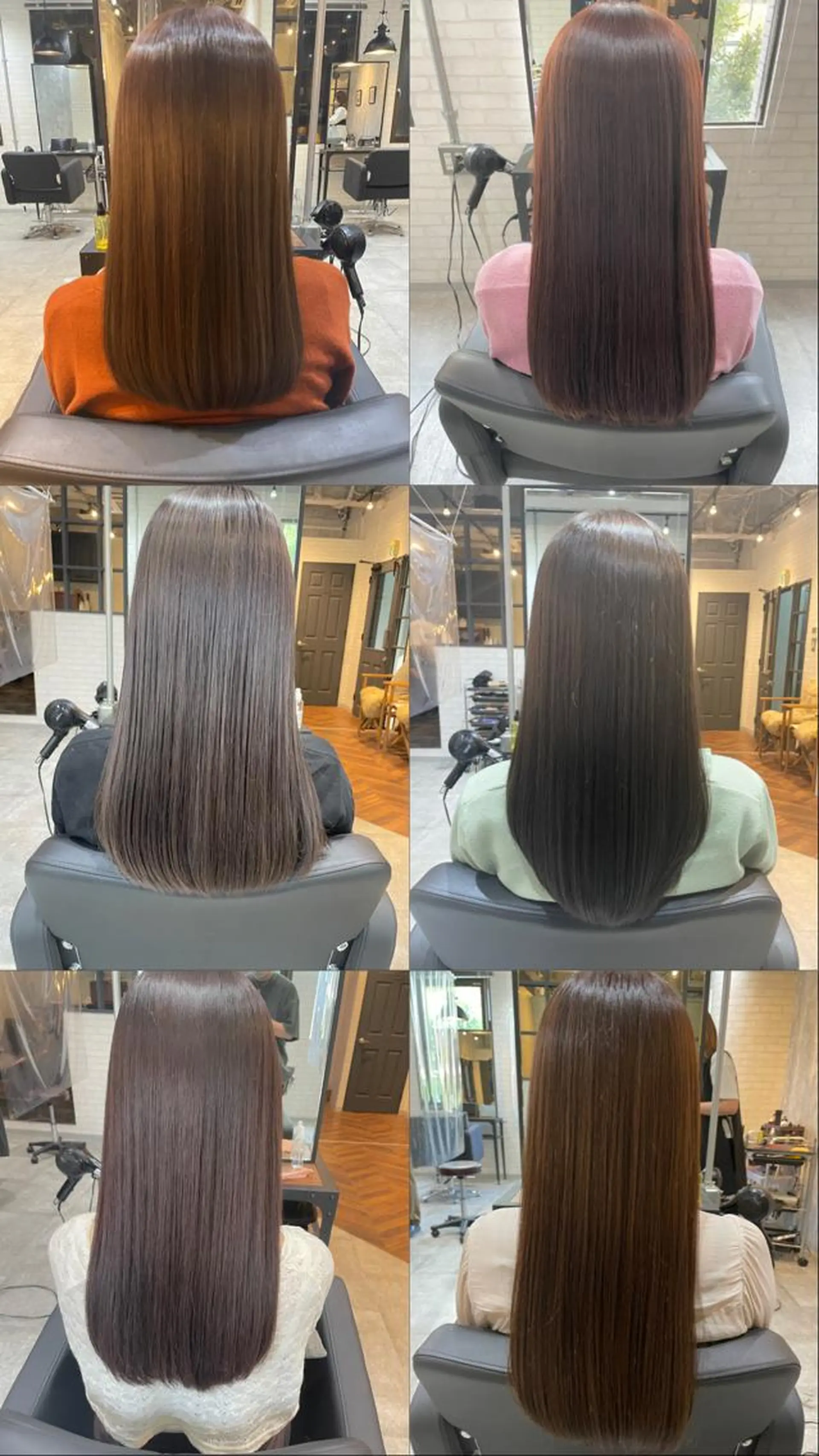 ロング カット 縮毛矯正 トリートメント 縮毛矯正/髪質改善 レイヤー/山内健太郎のヘアスタイル