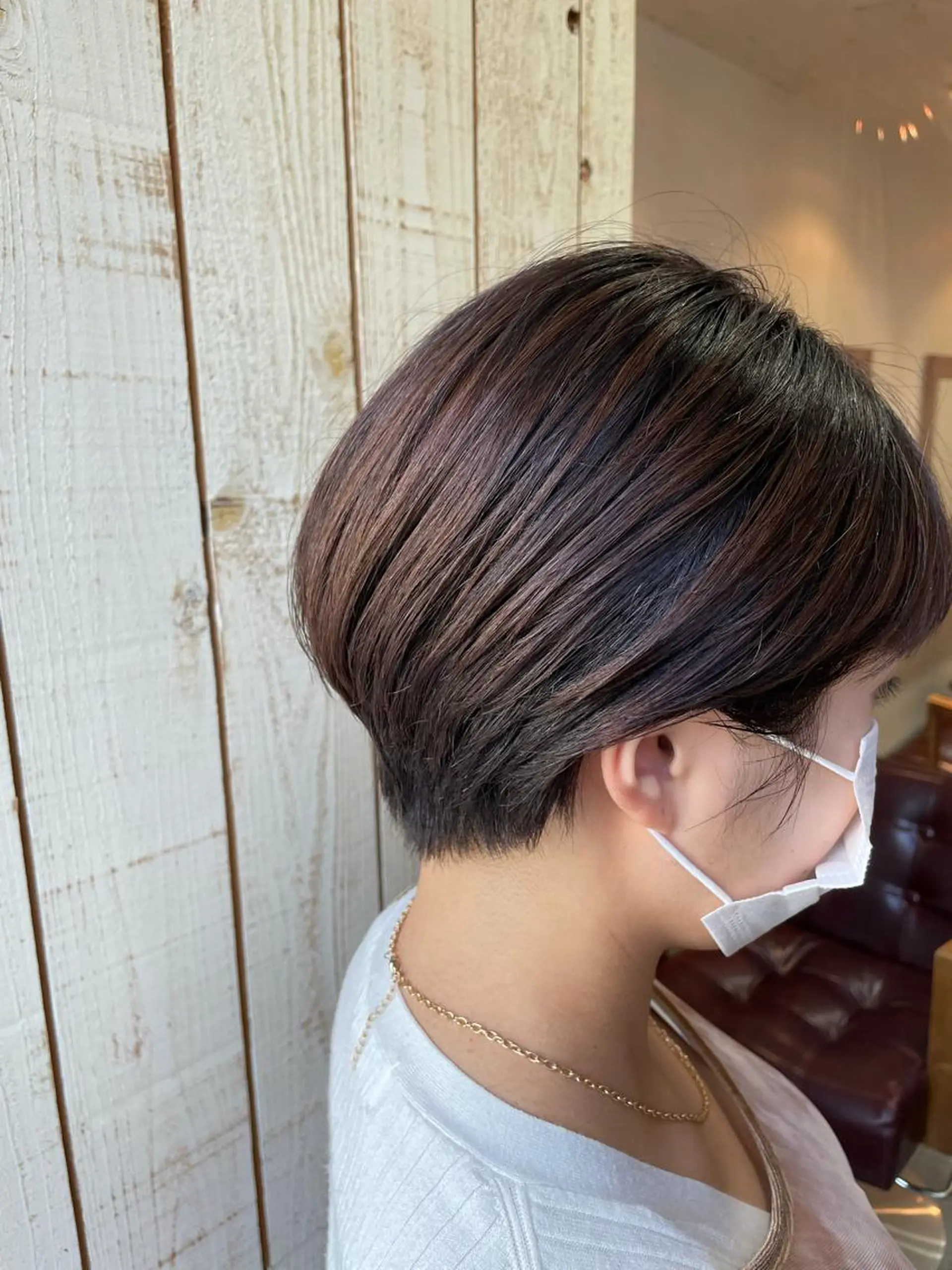 ショート カラー カット little×PORTO sannomiya所属・福田 ジュンキのヘアスタイル