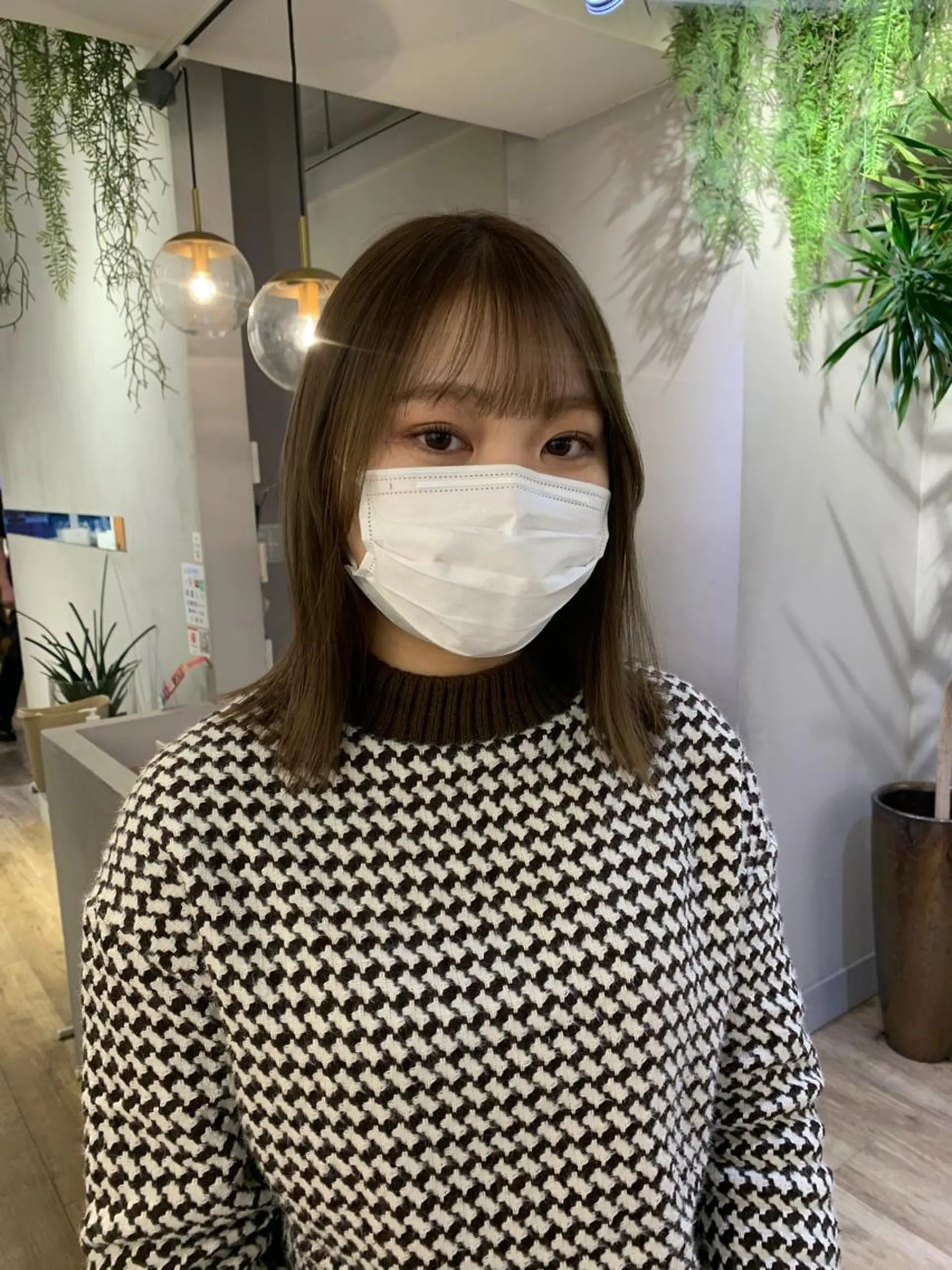 ミディアム カラー Door代官山所属・詩織/パーマ /代官山のヘアスタイル