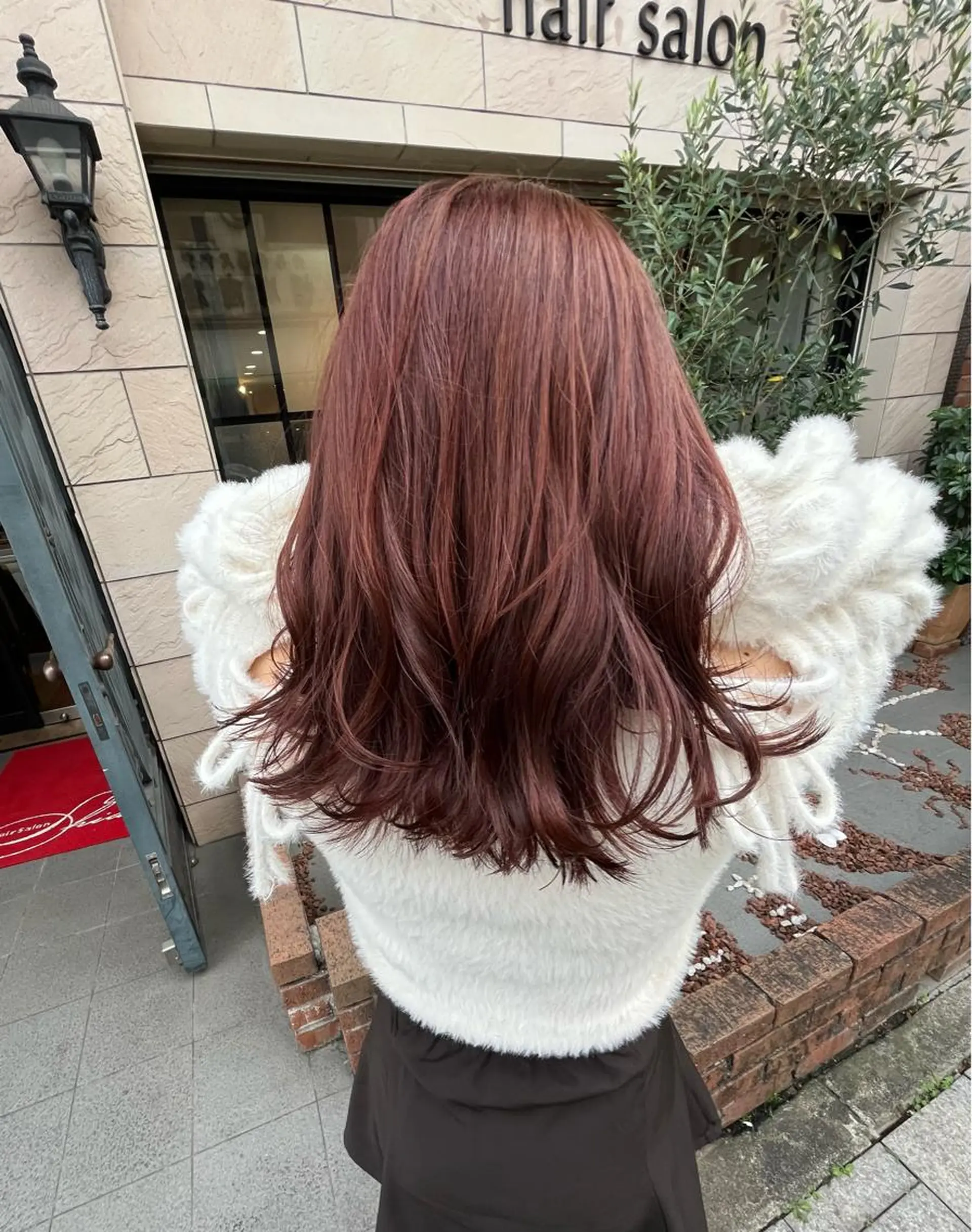 ミディアム カラー ブラウンカラー ショコラブラウン ピンクカラー ヘアカラー トリートメント SHIAN 八王子👼鬼塚さやかのヘアスタイル