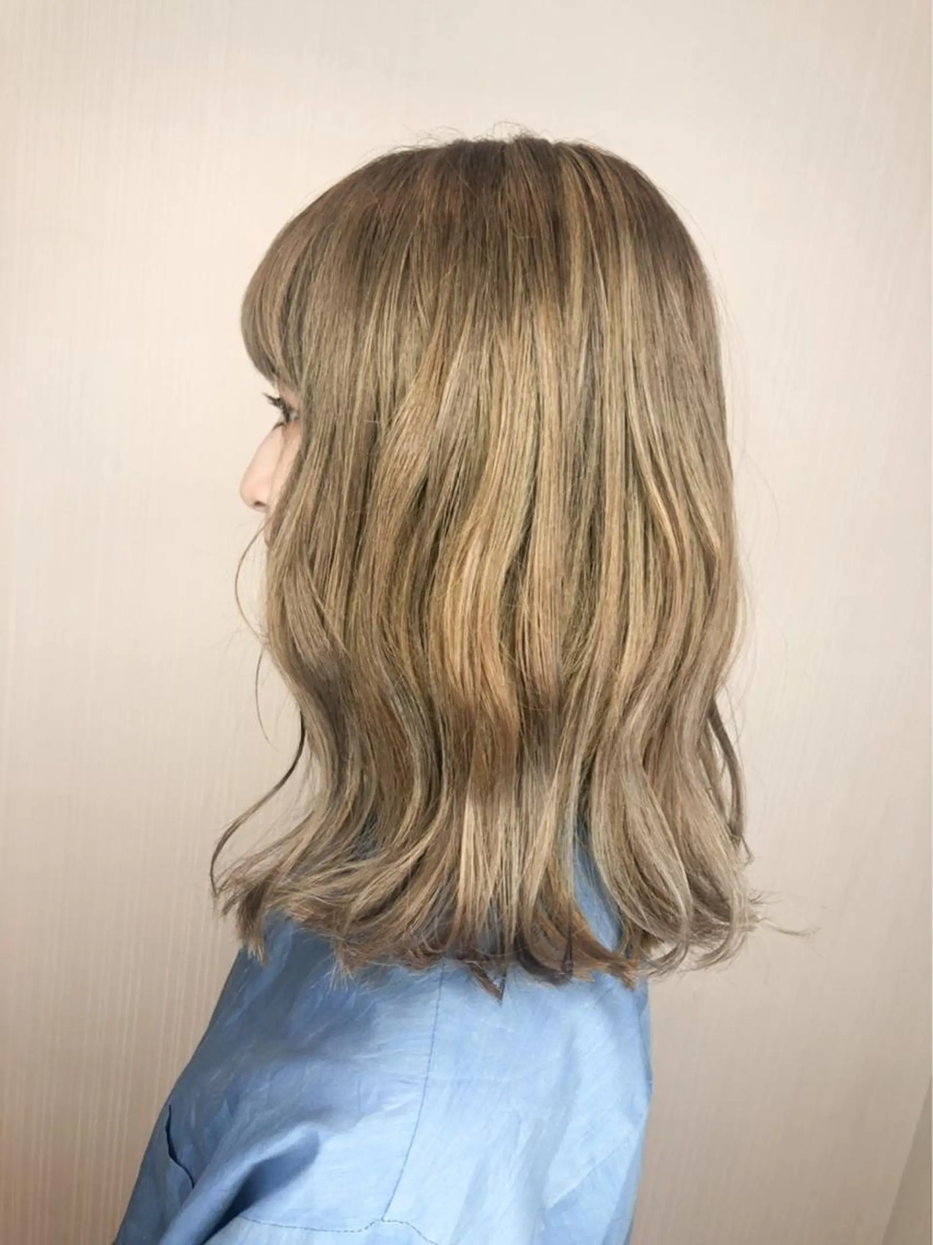 セミロング カラー アッシュ ベージュカラー ◆◇◆ナカハマ アキト◆◇◆のヘアスタイル