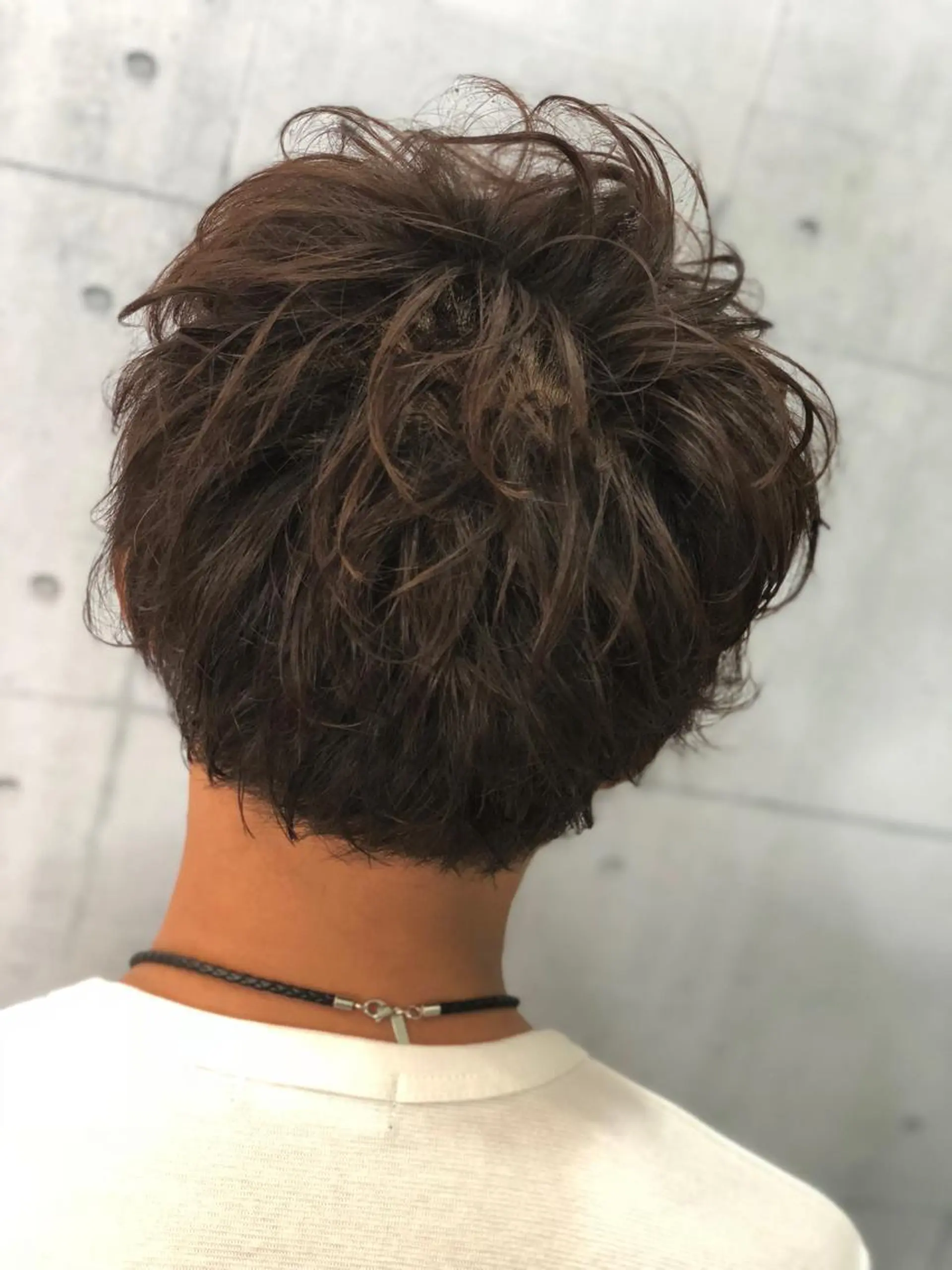 ミディアム パーマ メンズ 北脇 健治のヘアスタイル