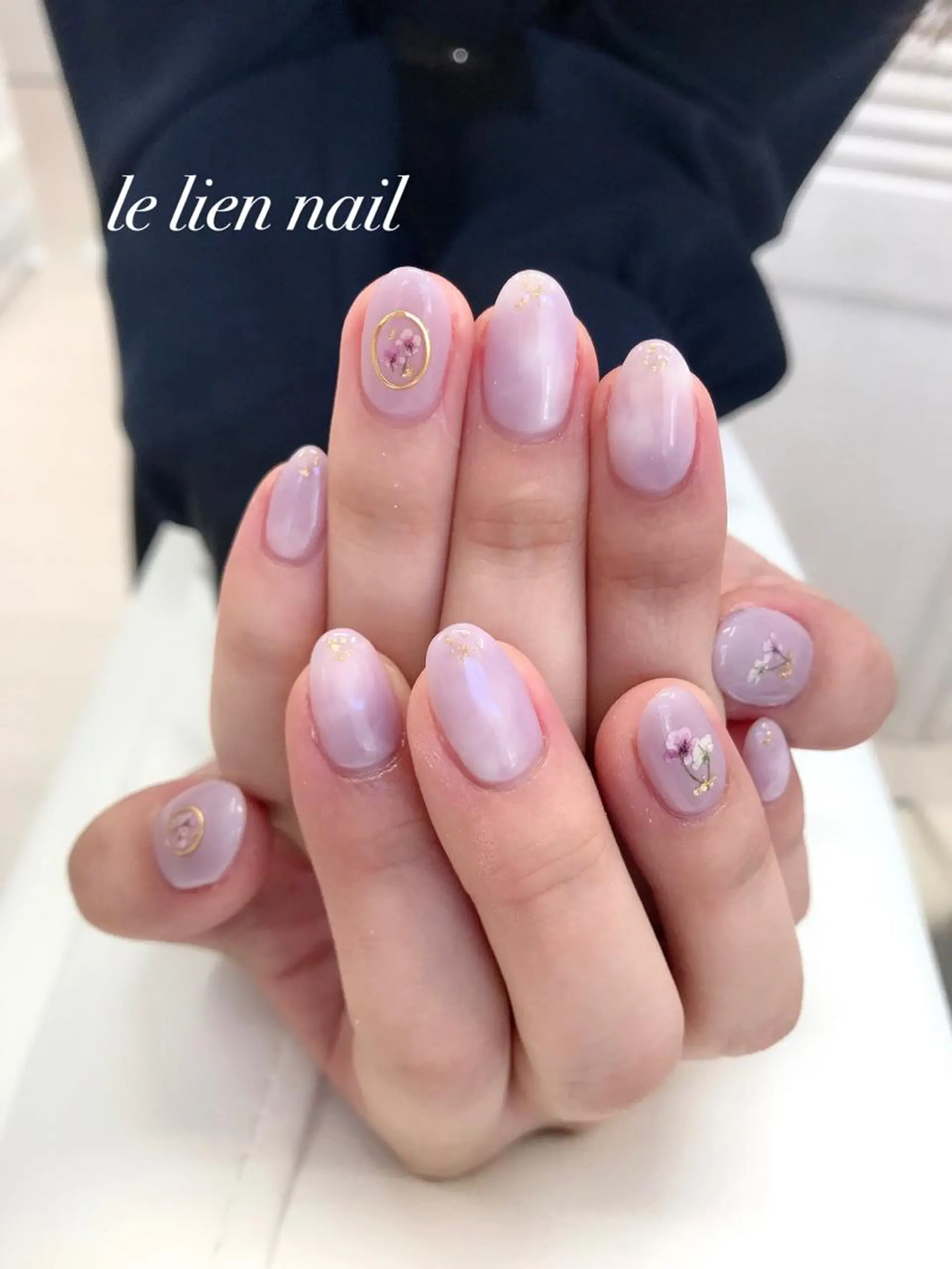 ミディアム ハンドネイル le lien nailのネイルデザイン