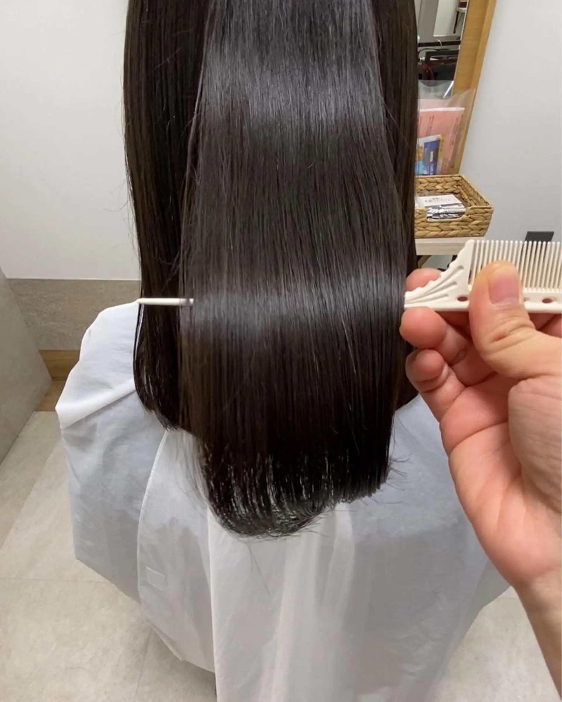 ロング トリートメント 美髪クリエーター テラダタエコのヘアスタイル