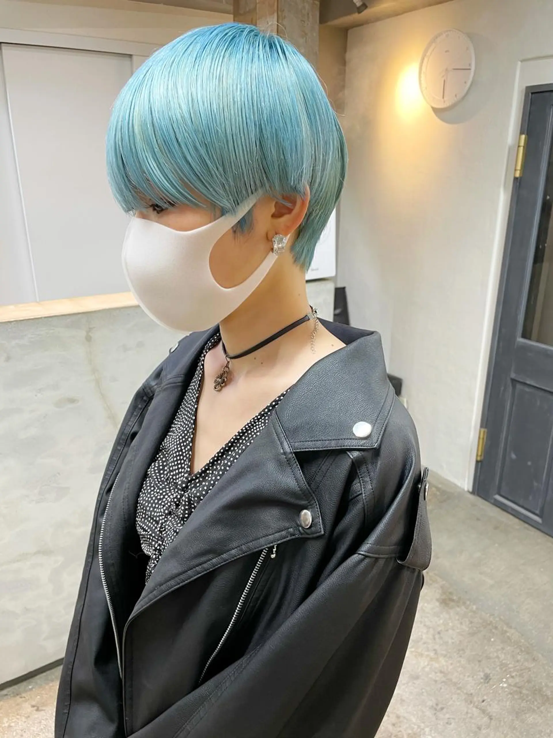 ショート カラー ヘアアレンジ 丸山渉/パーマ エフェクトブリーチのヘアスタイル