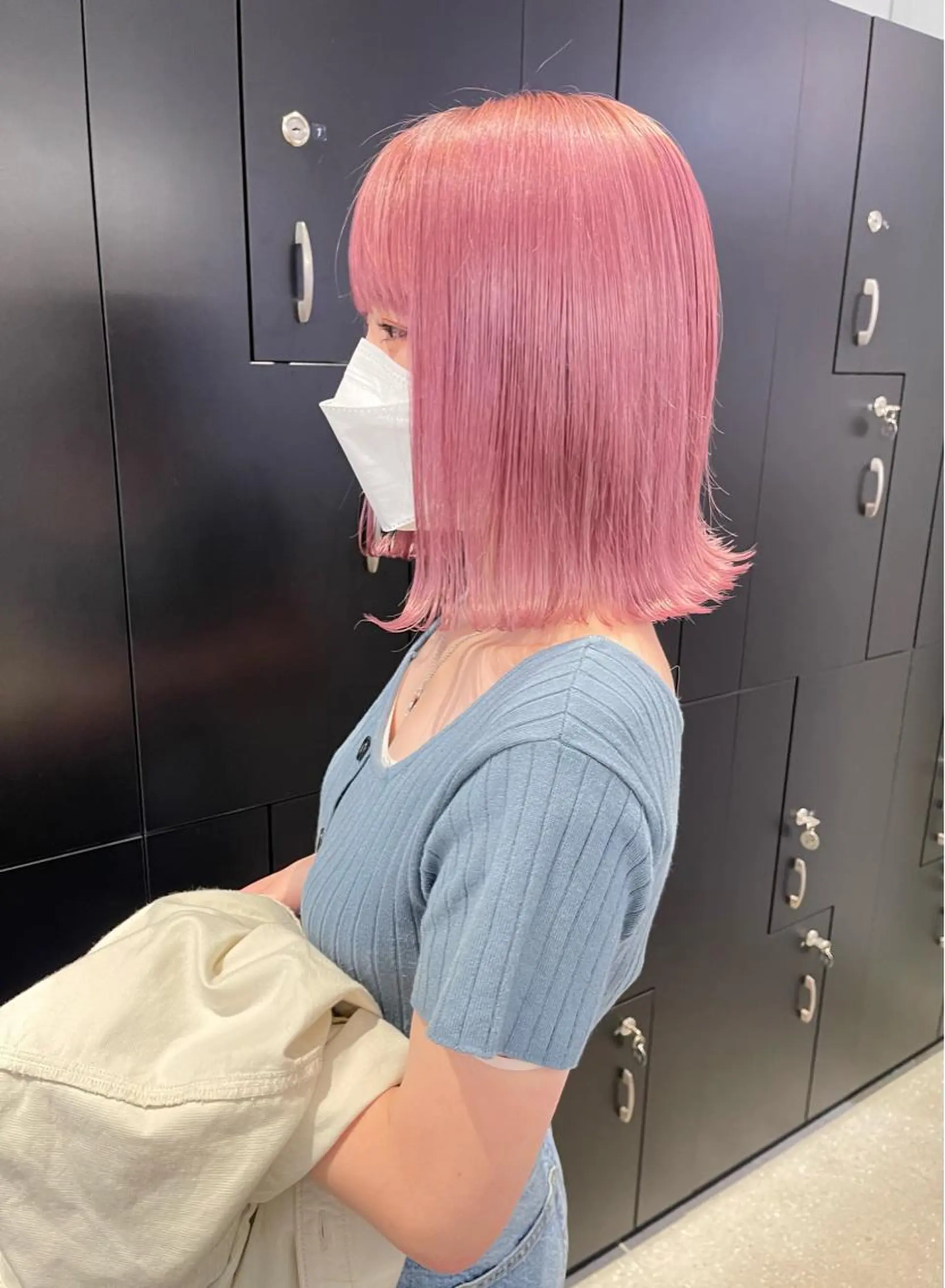 ミディアム カラー カット ヘアカラー トリートメント 〻ツヤハイトーン🩰 🤍HARUCAのヘアスタイル