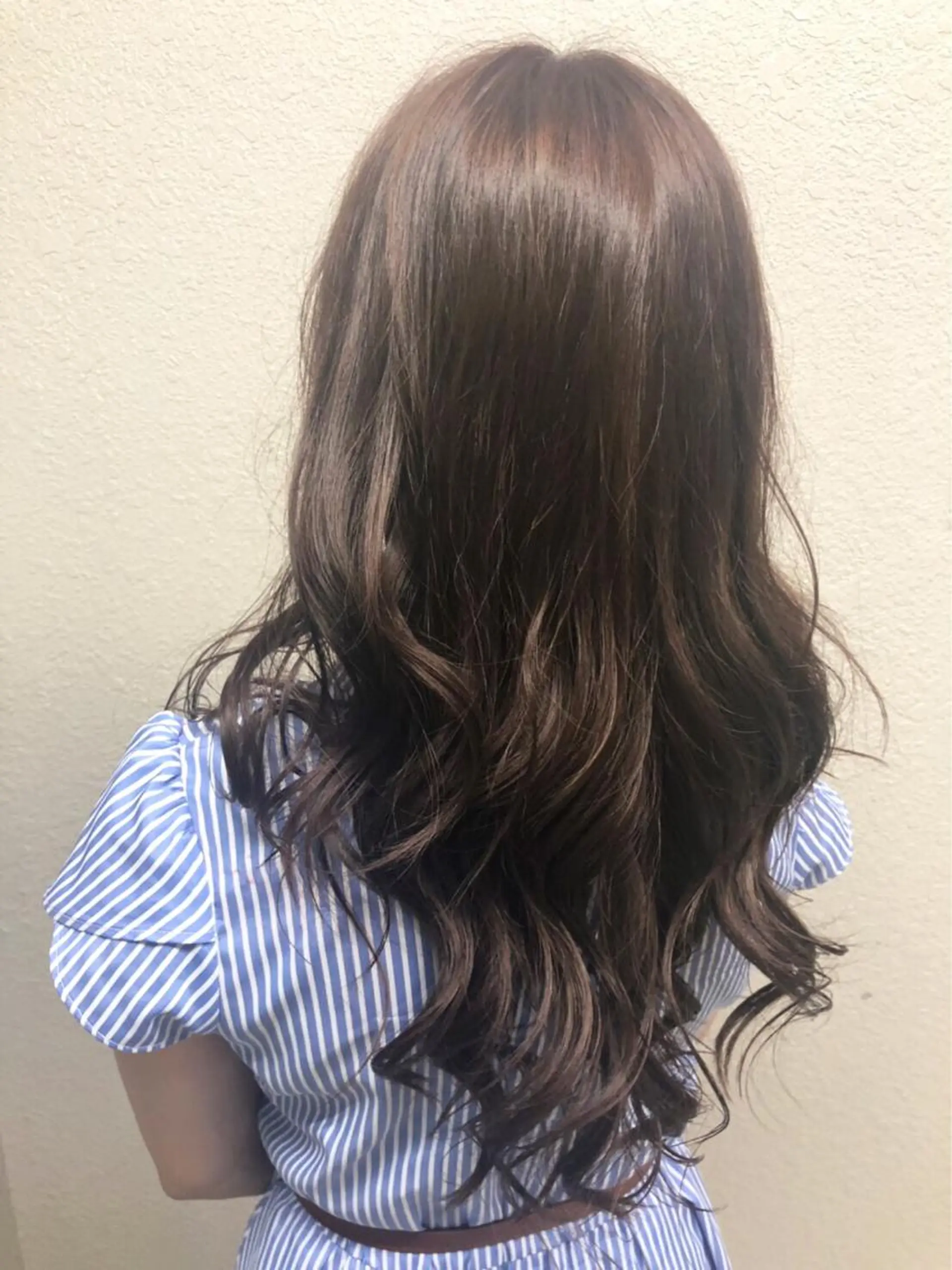 ロング カラー アッシュ アッシュブラウン ブラウンカラー ロング Renatus店長 金子裕美のヘアスタイル