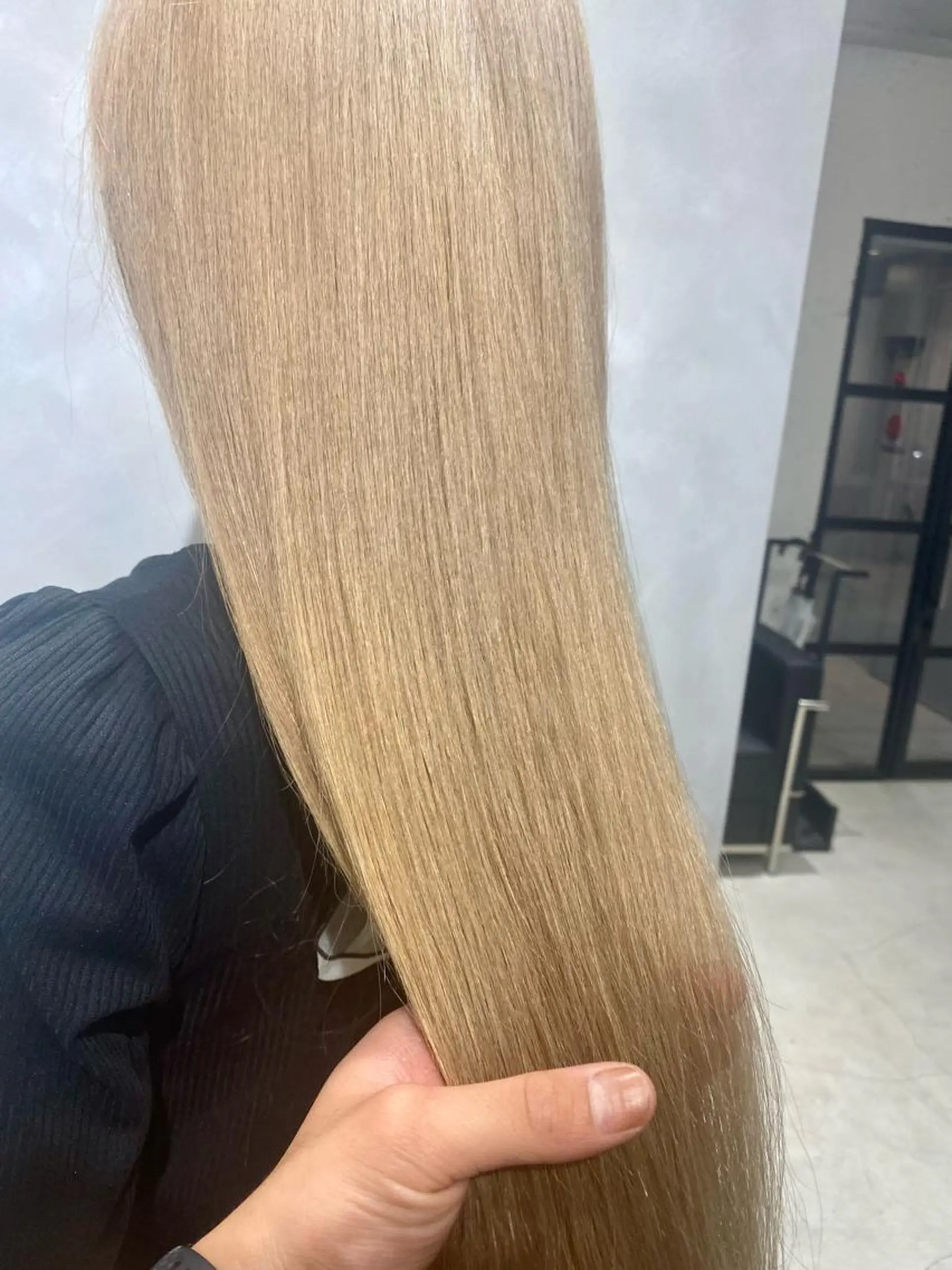 ロング カラー ブリーチ カット ヘアカラー トリートメント 髪質改善/縮毛矯正 レイヤー/松川匠のヘアスタイル