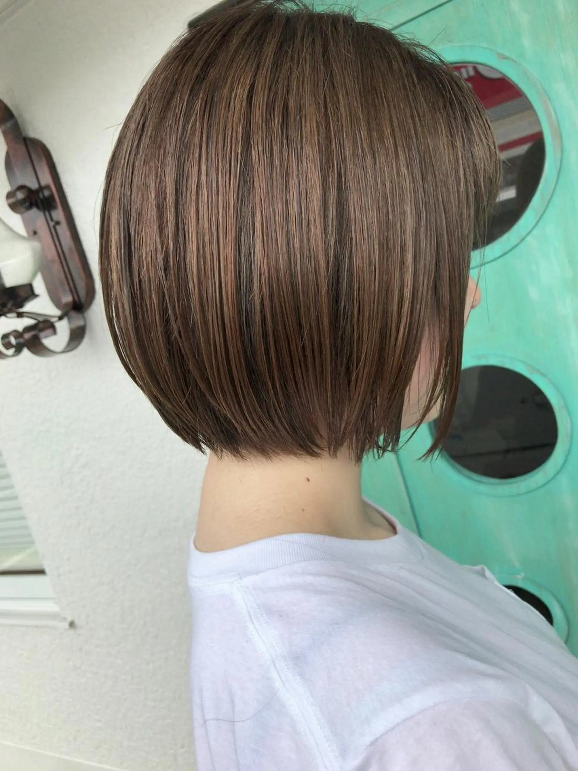 ショート カラー カット ヘアカラー レイヤーカット匠 イソザキノリユキのヘアスタイル
