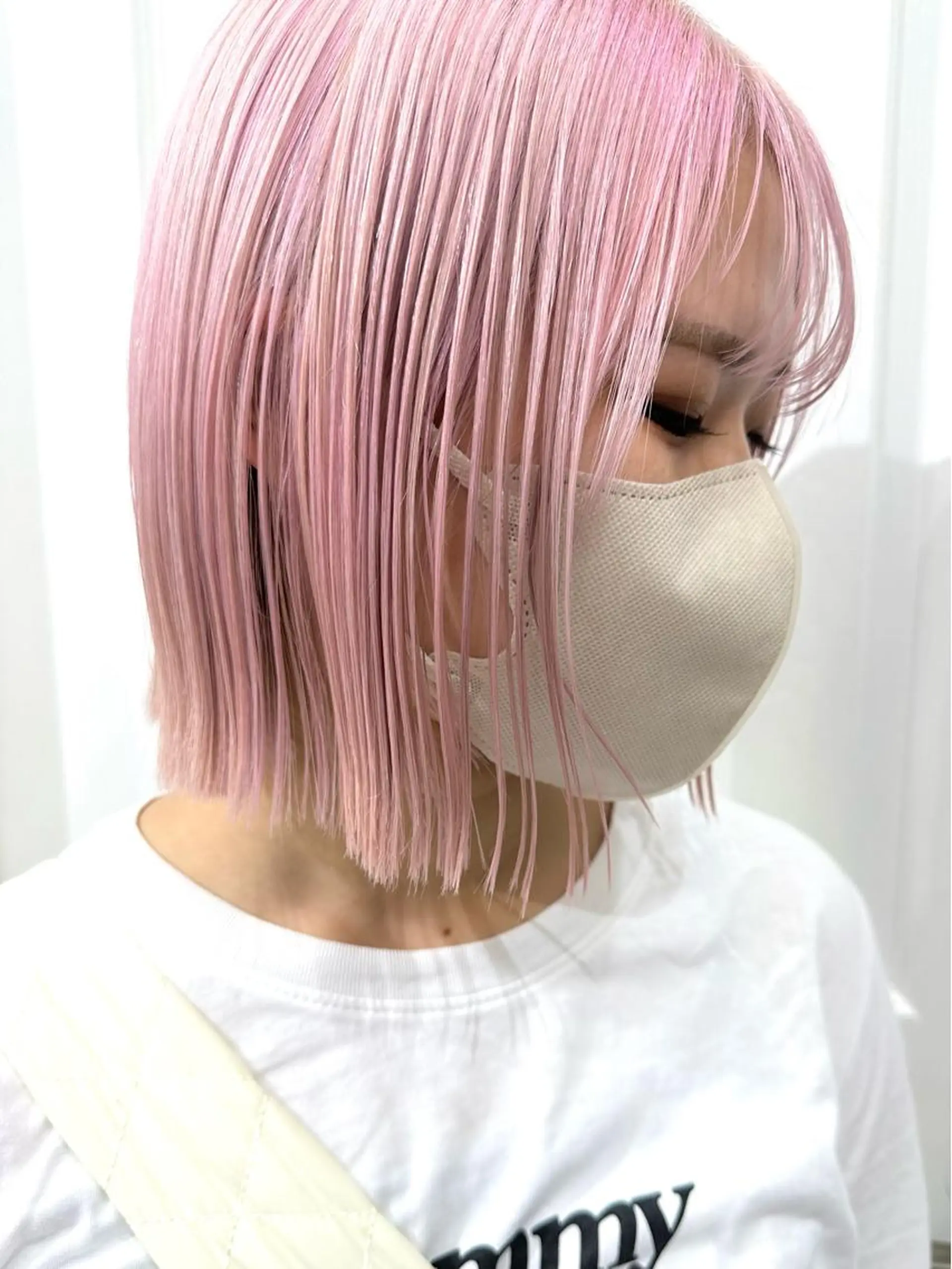 ミディアム カラー ヘアアレンジ ヘアカラー トリートメント ヘアセット kai .のヘアスタイル