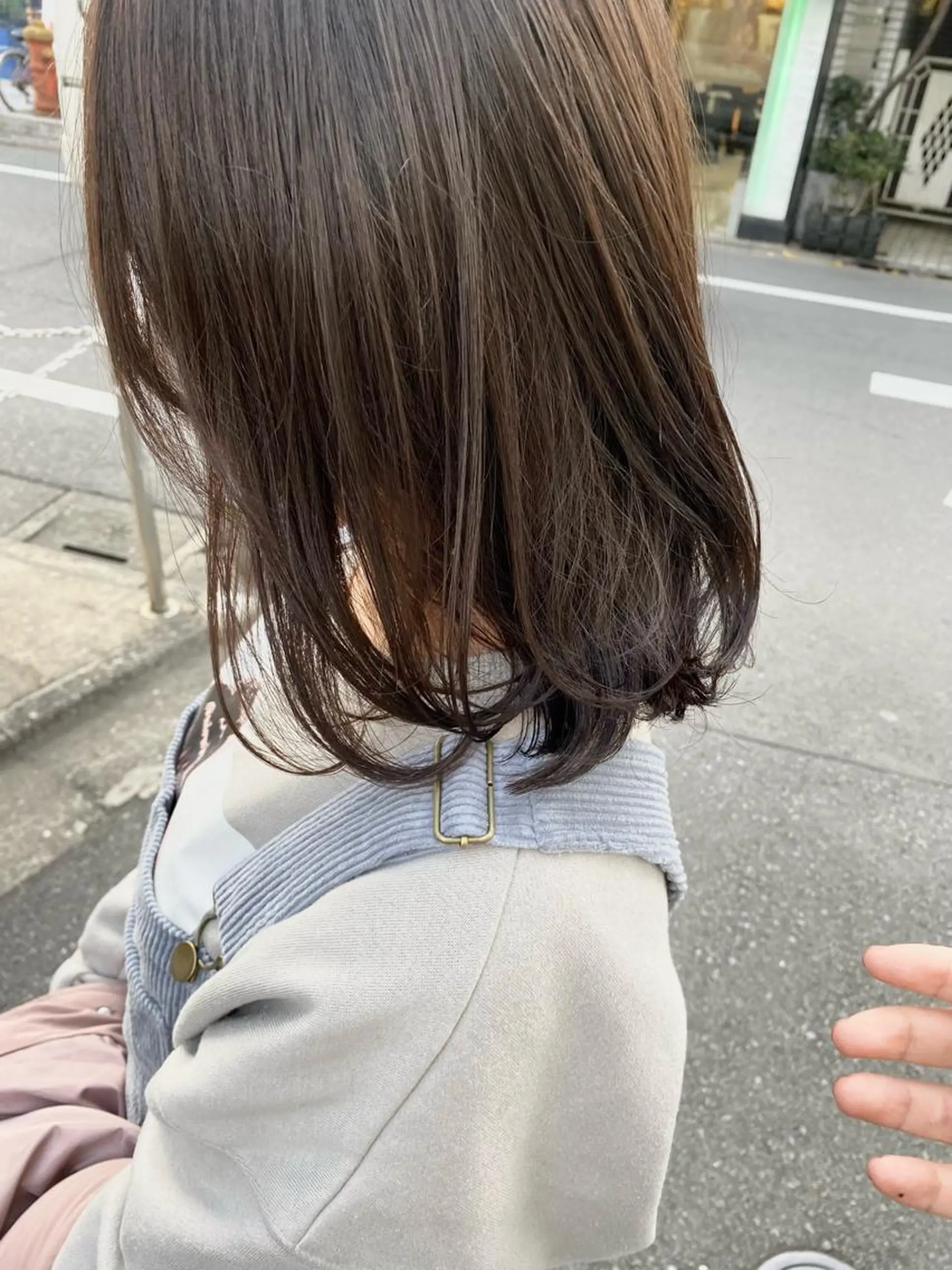 ミディアム カラー パーマ カット ヘアカラー 縮毛矯正 西山梨々/ボブ/ ショート/レイヤーのヘアスタイル