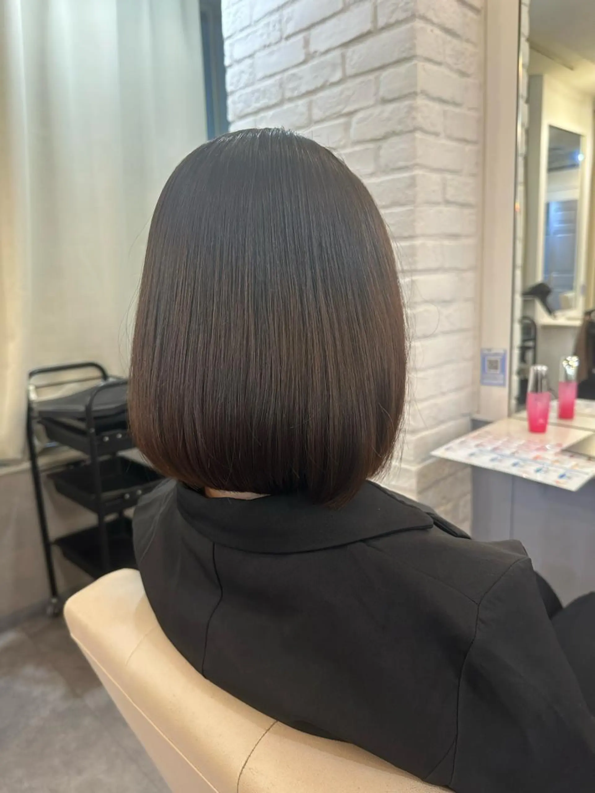 ミディアム 縮毛矯正 🩵透明感/高発色 /難波/北原佑記🌸のヘアスタイル