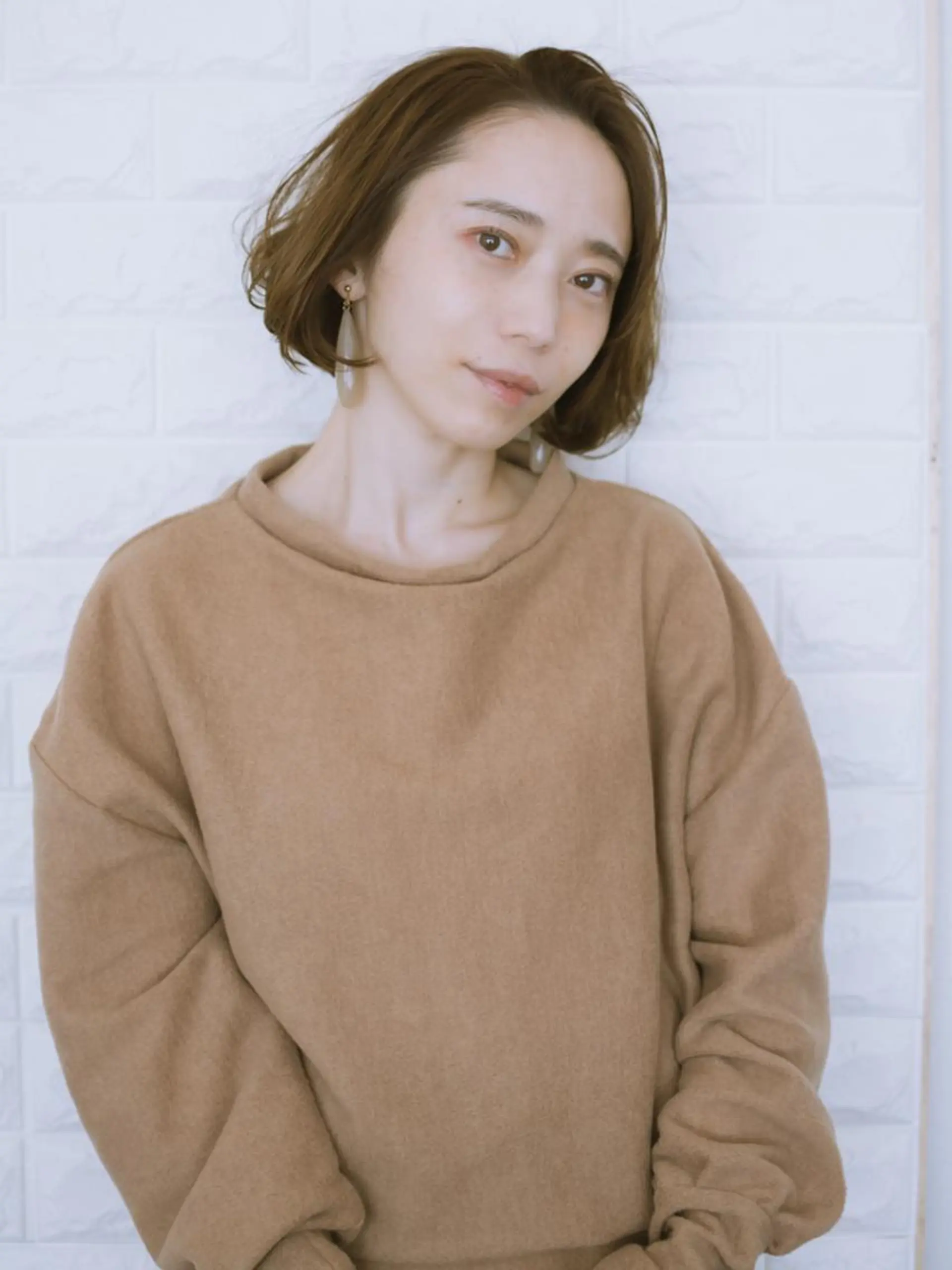 ショート カラー 切りっぱなしボブ ショートボブ ベージュカラー ブルーカラー ブルージュ カット ヘアカラー トリートメント 斉藤 正敏のその他イメージ