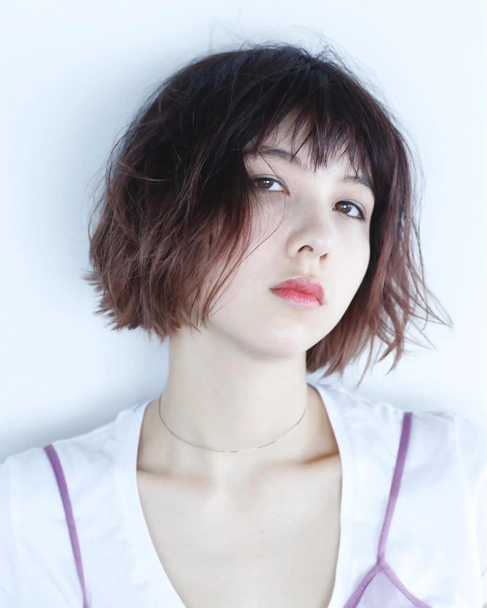 ショート カラー パーマ conne& ririのヘアスタイル