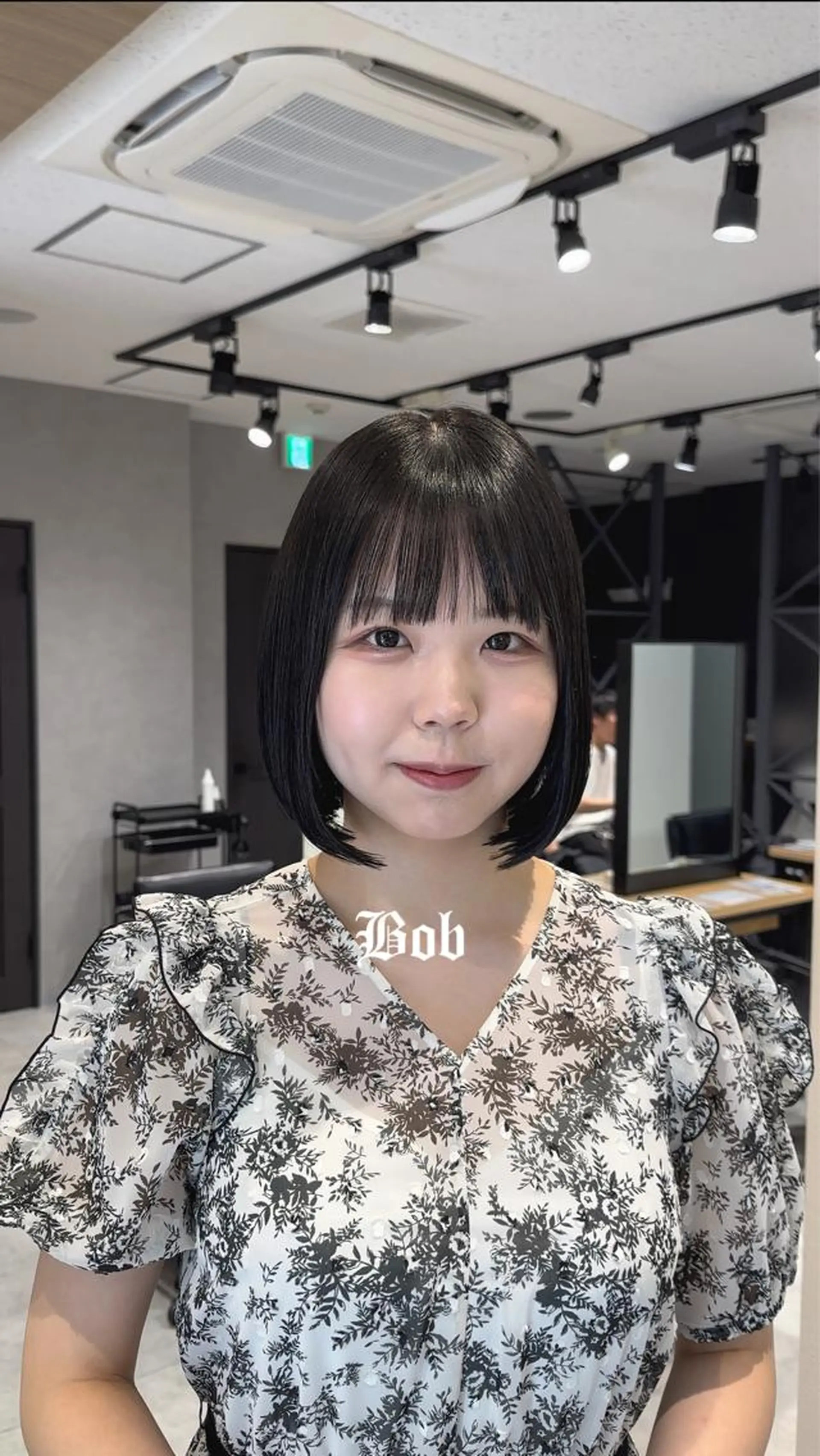 ミディアム ボブ メンズパーマ特化 Gakutoのヘアスタイル