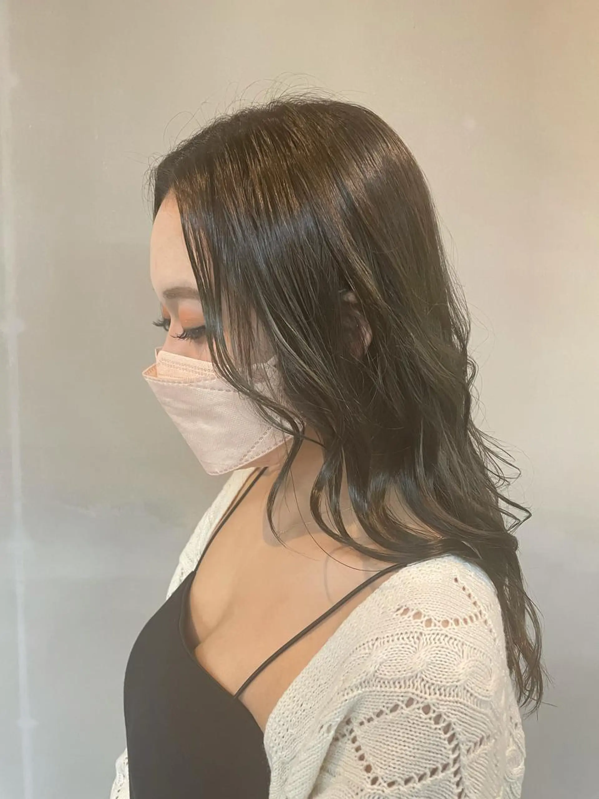 ロング カラー アディクシーカラー グレージュ オリーブグレージュ オリーブグレー Men's hair salon First 中百舌鳥店所属・First なかもず 店 YUKIのヘアスタイル