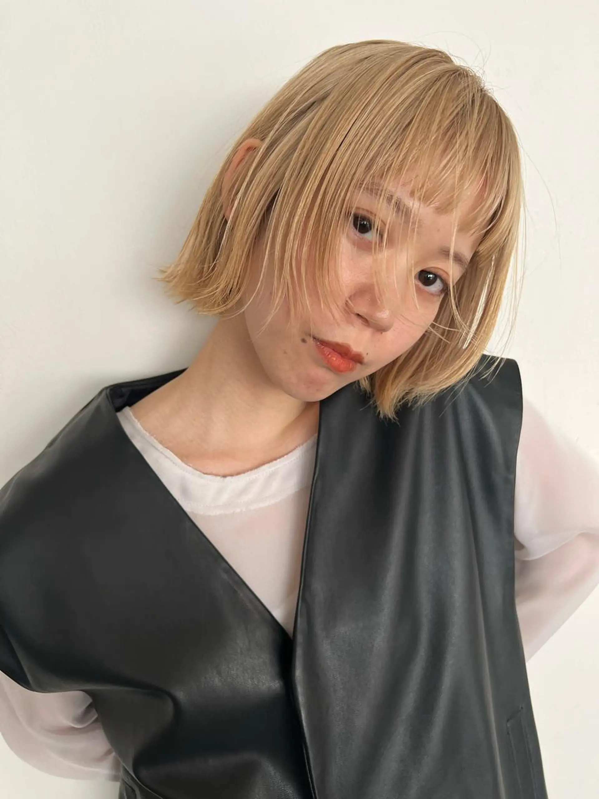 ショート カラー パーマ ヘアアレンジ メンズ キッズ ネイル マツエク・マツパ アイブロウ メンズブリーチ ブリーチ SALOWIN梅田茶屋町店所属・ウルフレイヤーカット /チヒロのヘアスタイル