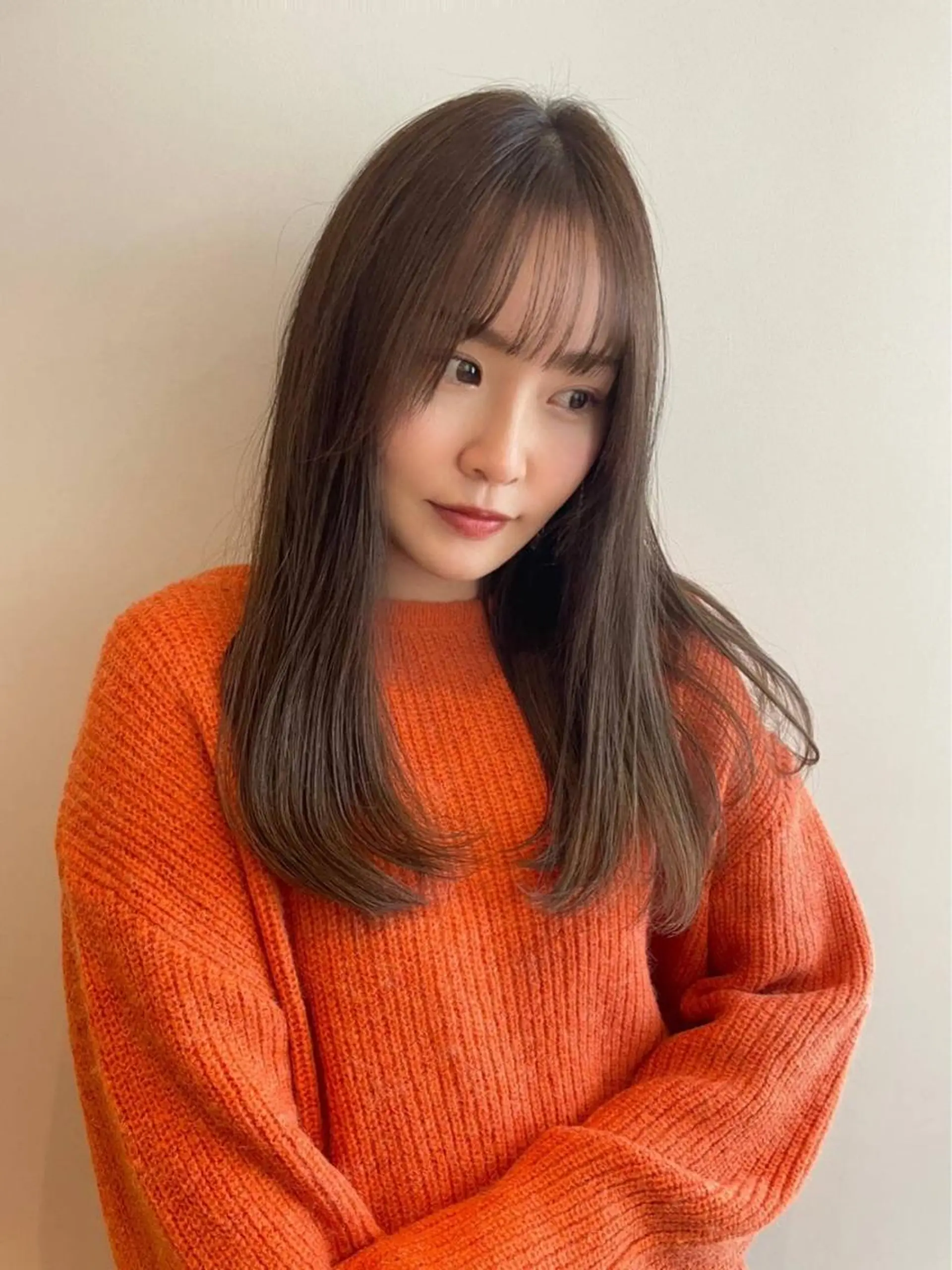 セミロング カラー 髪質改善 カット ヘアカラー トリートメント One By The Ect所属・ショート/脱白髪染め ☆宇﨑悠実のヘアスタイル