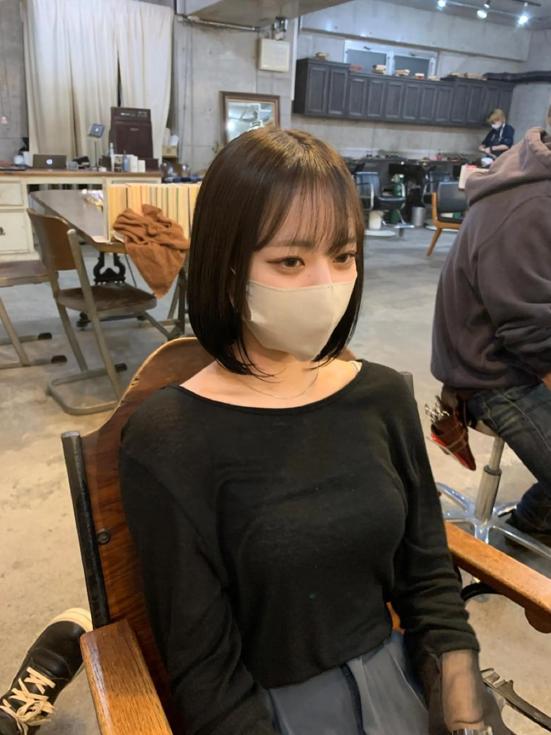 ショート カラー ヘアアレンジ キッズ ショートボブ バレイヤージュ ブリーチ ケアブリーチ 透明感カラー 🌈難波🌈ベージュ カラー【ヒロム】のヘアスタイル