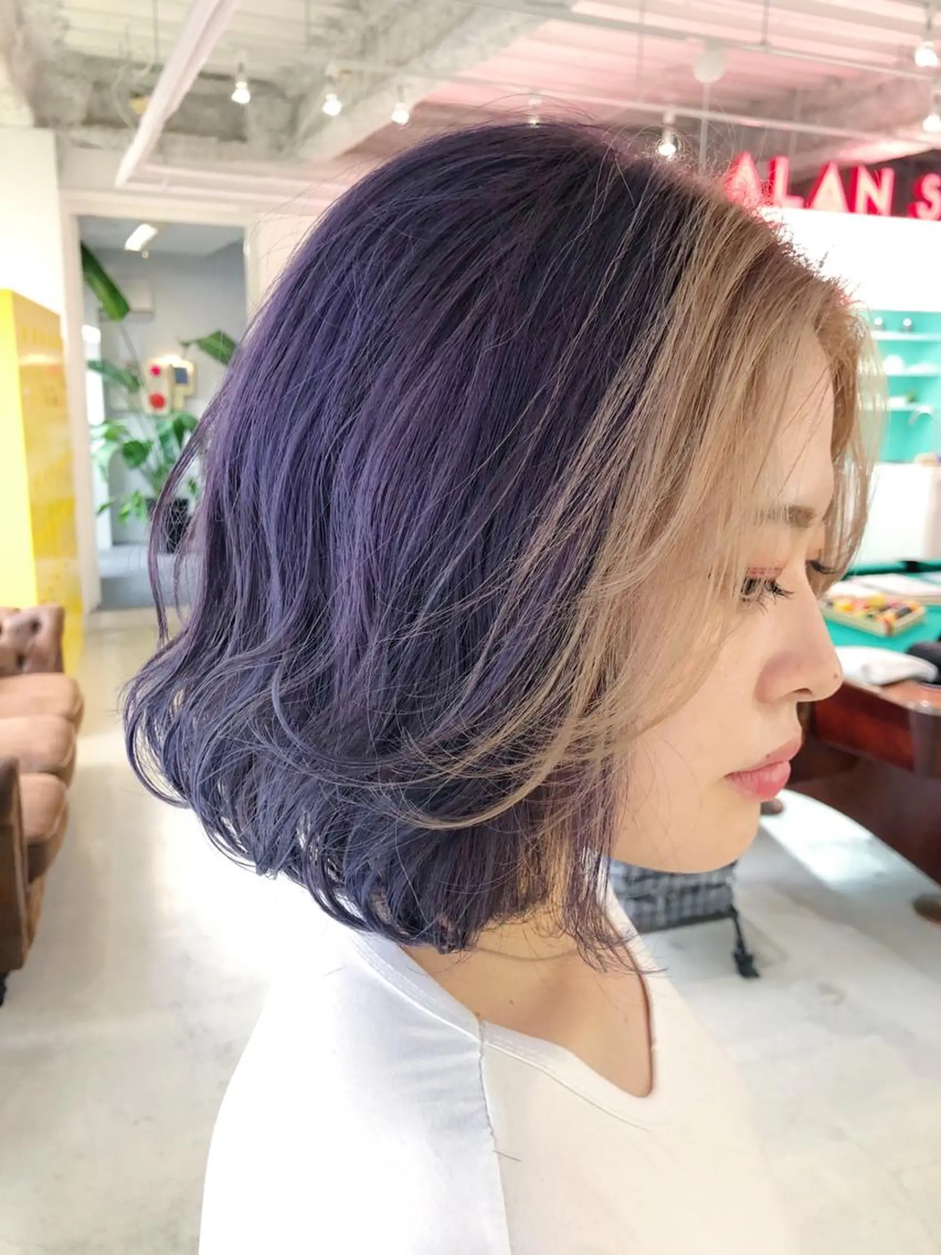 ショート カラー ヘアアレンジ GRAND OMOTESANDOのヘアスタイル
