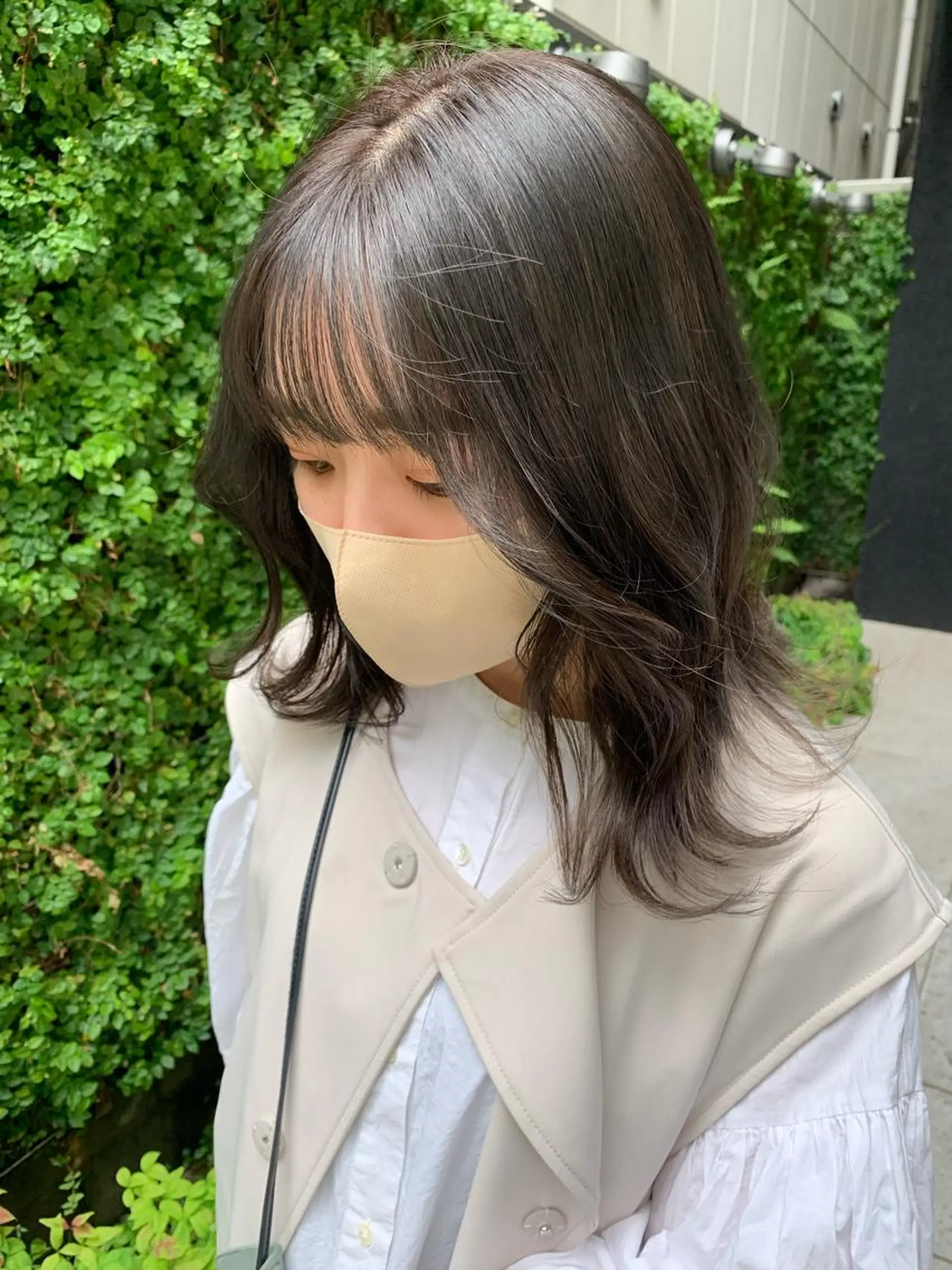 ミディアム カット ヘアカラー LITTLE _KATOのヘアスタイル