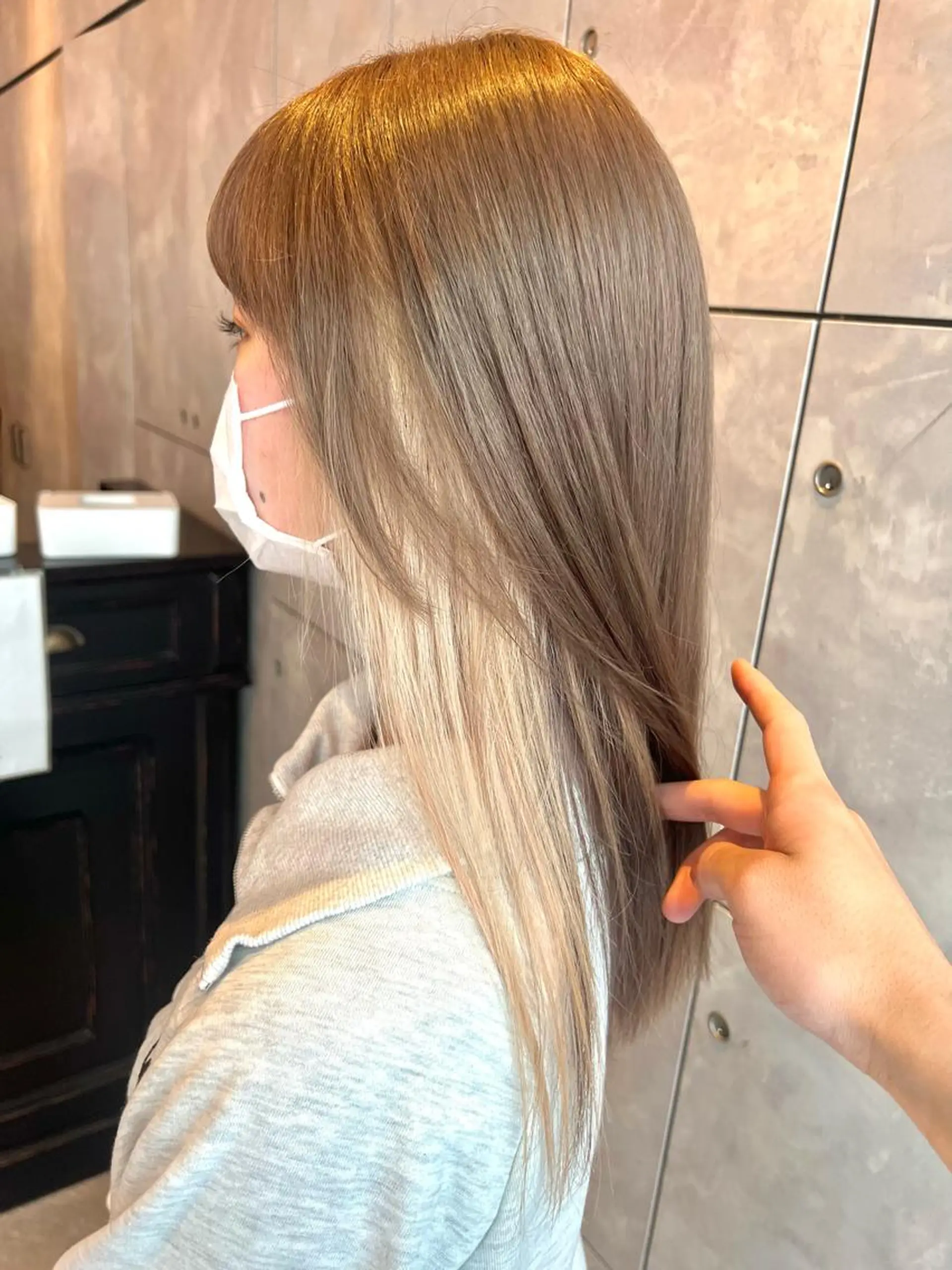 セミロング カラー ヘアアレンジ ヘアカラー トリートメント ヘッドスパ ヘアセット 🌈インナーカラー ‘ショウマ’🌈のヘアスタイル