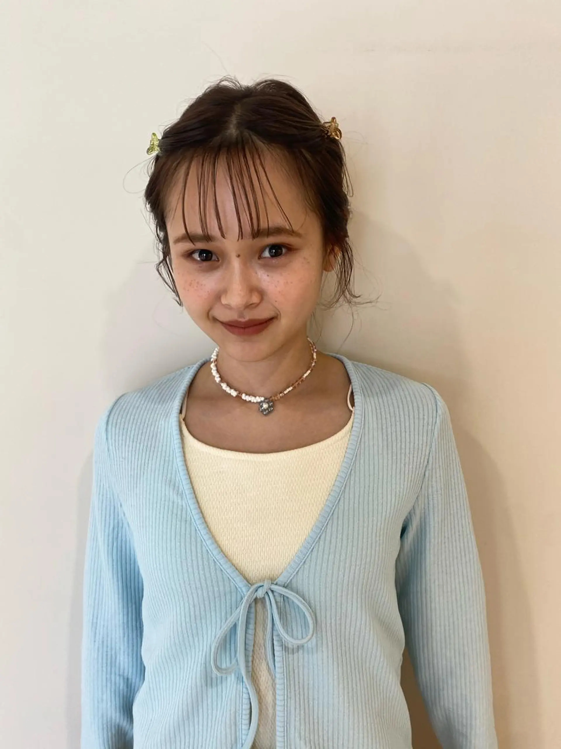 ミディアム カラー ブリーチ 透明感カラー ダブルカラー ブリーチなしカラー 髪質改善 当日予約大歓迎💗 依田瑞希のヘアスタイル