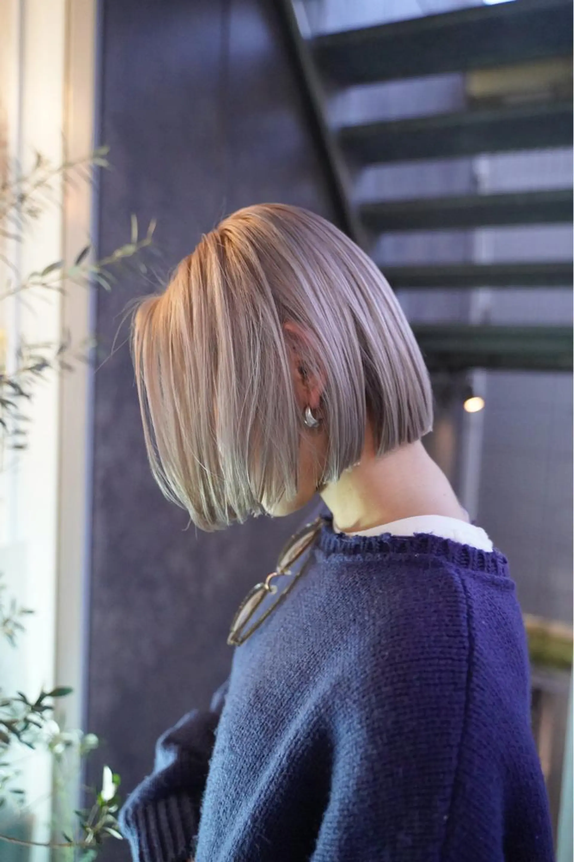 ミディアム カラー ヘアアレンジ ブリーチ グレージュ ミルクティーグレージュ ヘアカラー トリートメント ヘアセット 💐ナチュラルヘア Kroda💐のヘアスタイル