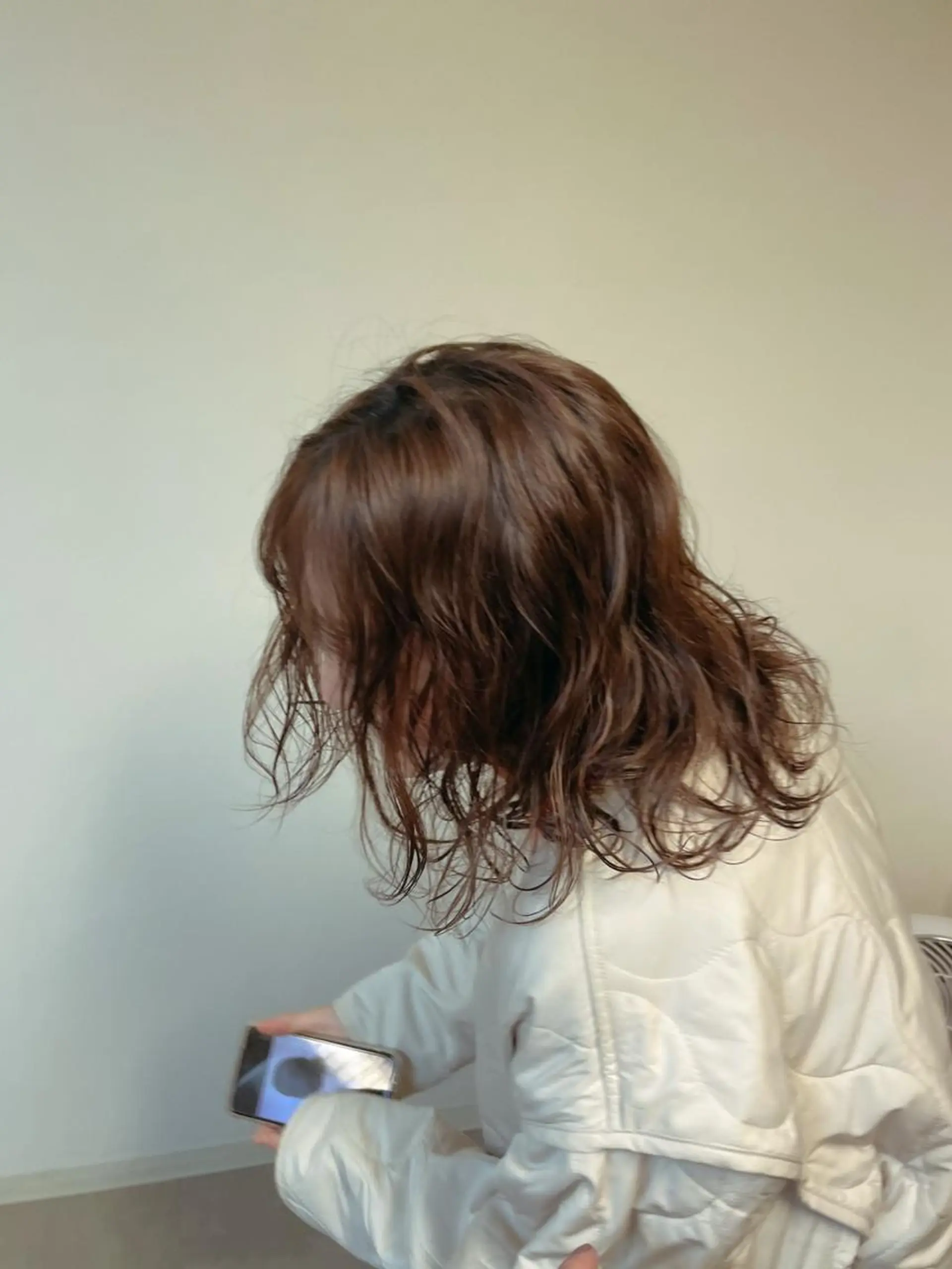 ミディアム カット ヘアカラー パーマ トリートメント ヘアセット 土井 貴司のヘアスタイル